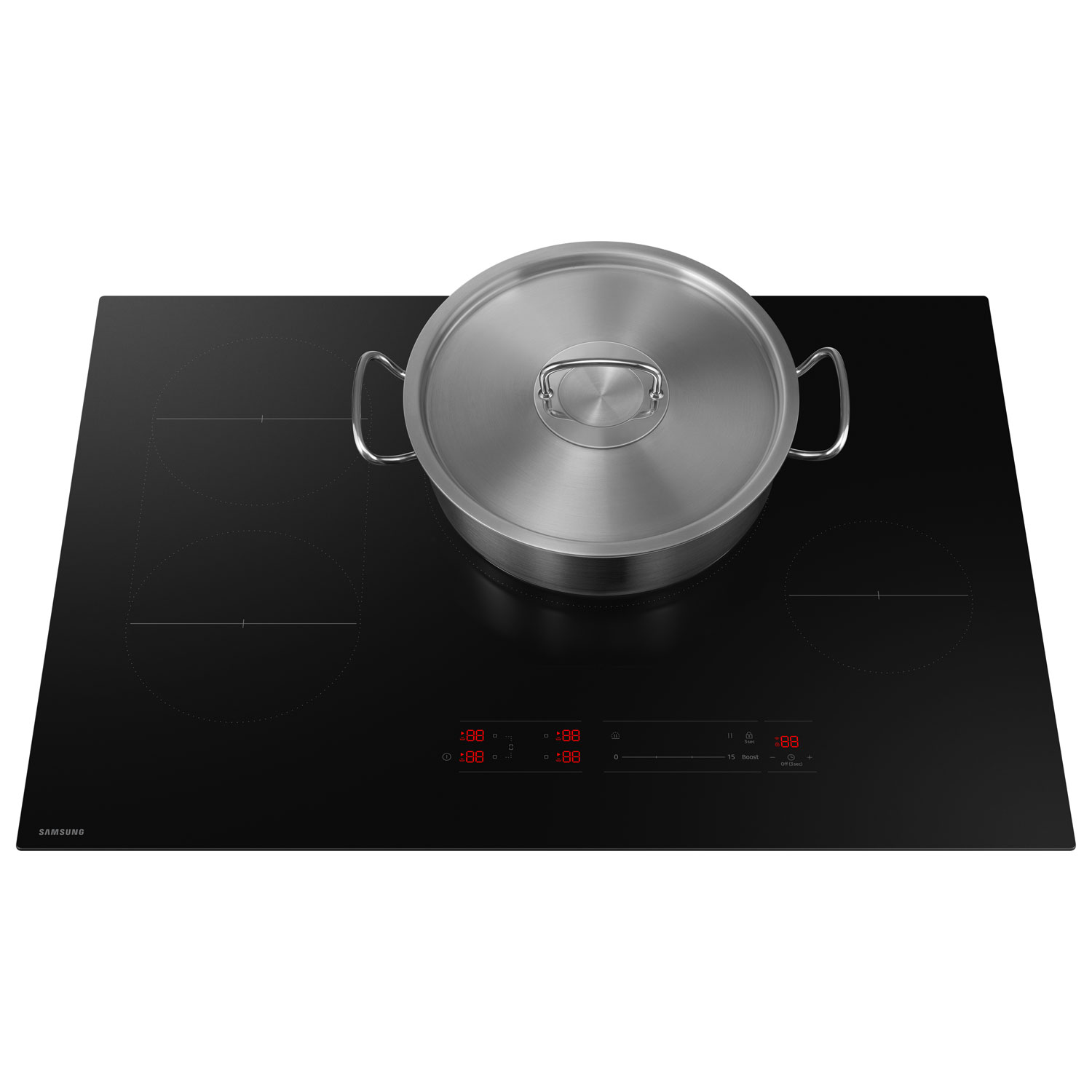 Surface de cuisson à induction de 30 po à 4 éléments de Samsung - Noir