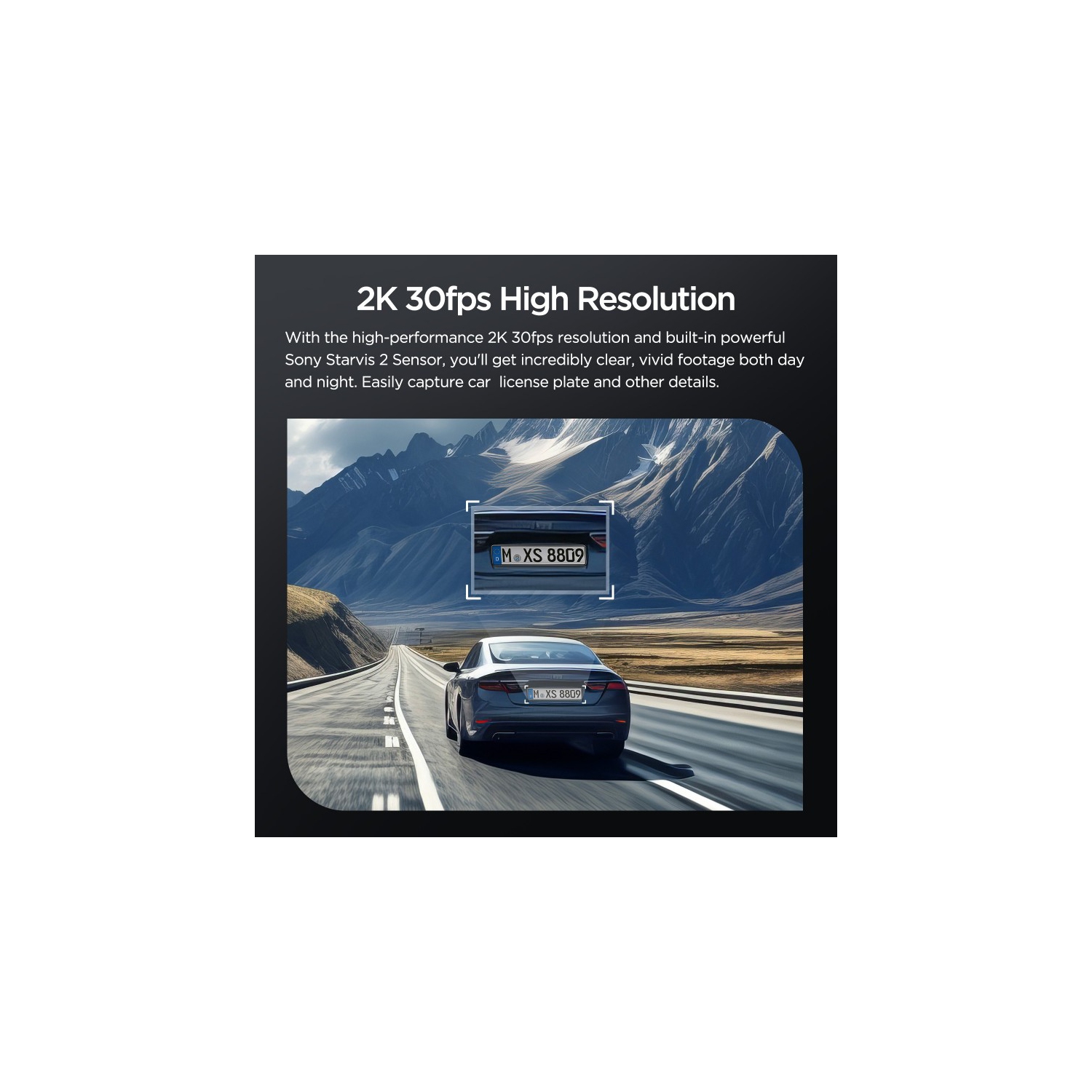 Refurbished - VIOFO VS1 Mini Dash Cam, 1440P Hidden Design Dashcam, Free 32GB SD Card, 5GHz Wi-Fi Voice Control Front Car Dash Camera with GPS, HDR,