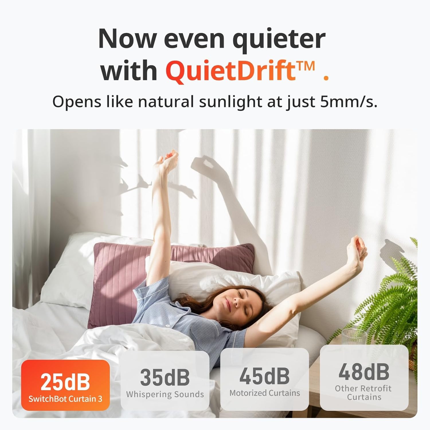 SwitchBot Curtain | Smart Electric Motor - Automate Timer Control, Add SwitchBot Hub Mini to Make it Compatible with Alexa, Google Home, IFTTT, White