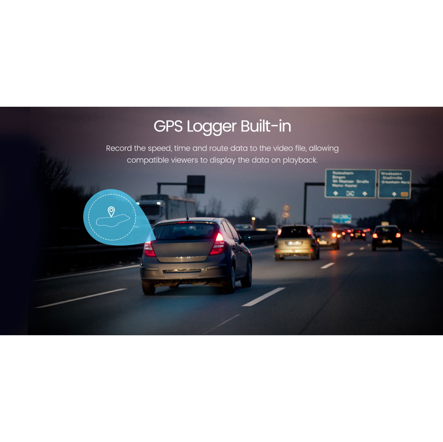 Refurbished - VIOFO A229 2K QHD 1-Channel Front Dashcam with GPS | WiFi, Parking Mode