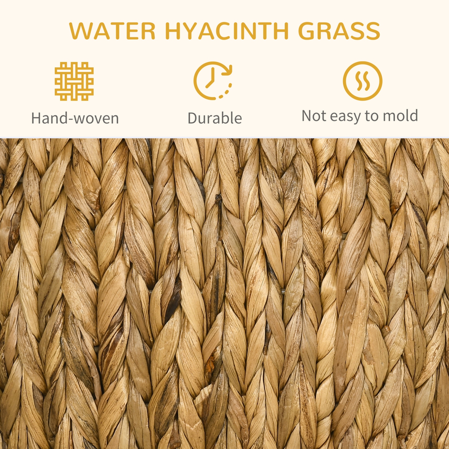 PawHut Wicker Cat Bed, Rattan Kitten Bed with Washable Cushion, Elevated Pet Bed for Indoor Cats, Light Brown