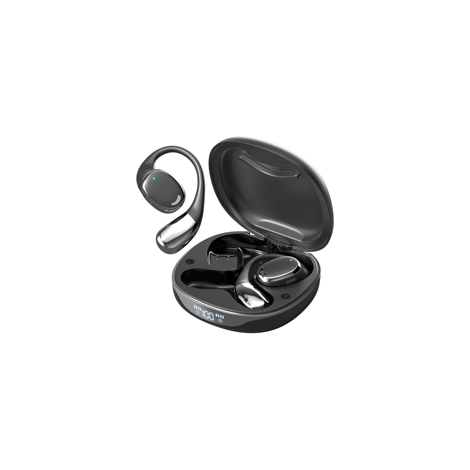 Écouteurs à traduction par IA, casque d'écoute à traduction en temps réel, écouteurs Bluetooth sans fil, écouteurs à traducteur à 144 langues pour