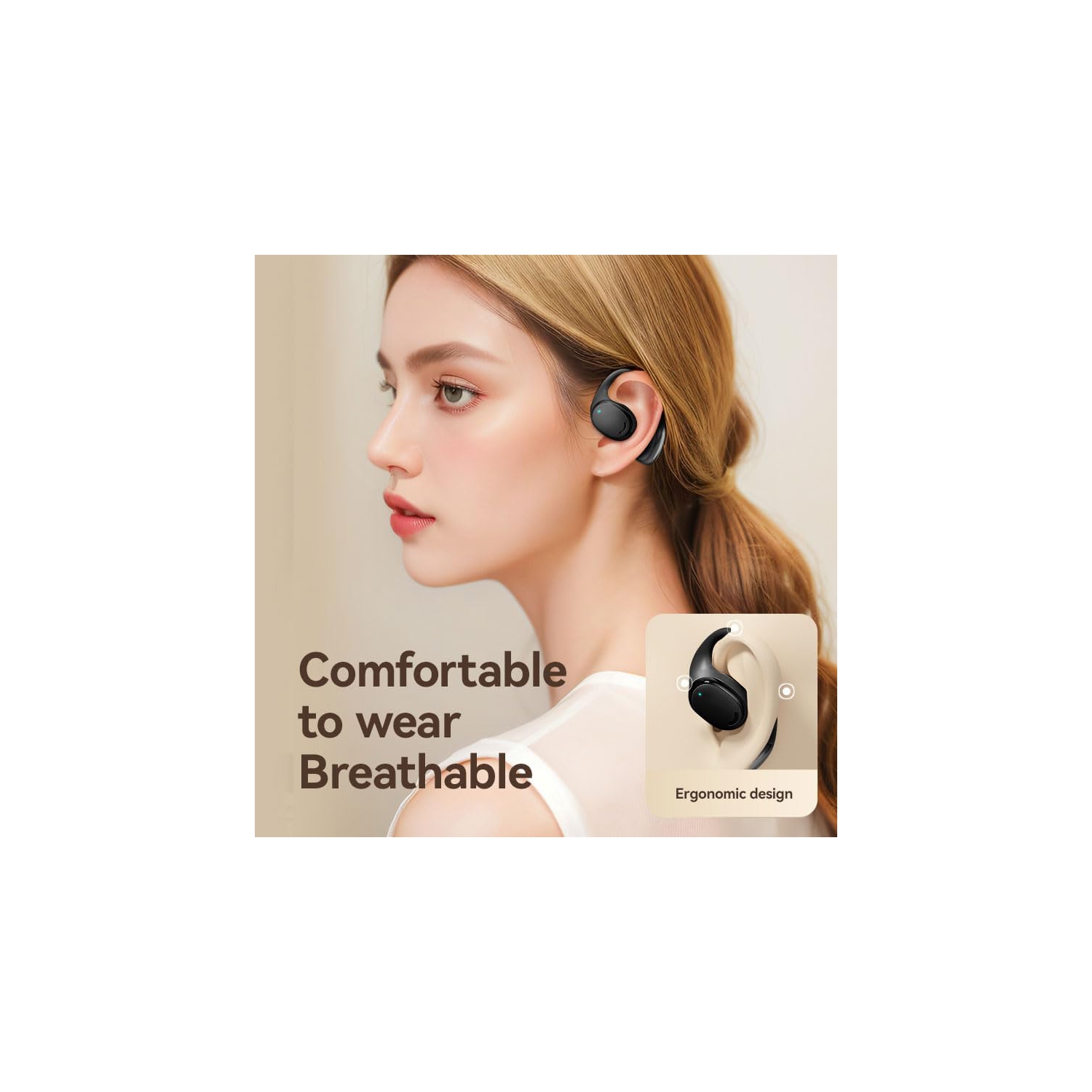 Écouteurs à traduction par IA, casque d'écoute à traduction en temps réel, écouteurs Bluetooth sans fil, écouteurs à traducteur à 144 langues pour