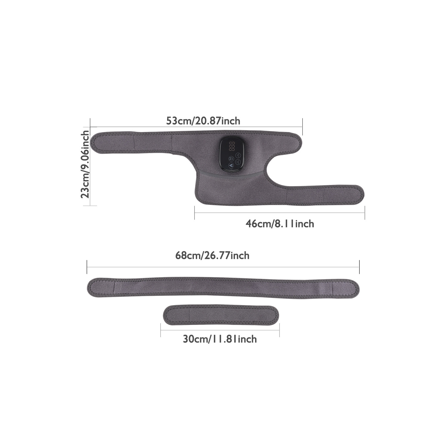 Red Light Therapy Knee Brace,Cordless Use Knee Massage for Pain Relief,660nm&850nm Rechargeable Near Infrared Light Therapy Device for Knee Elbow