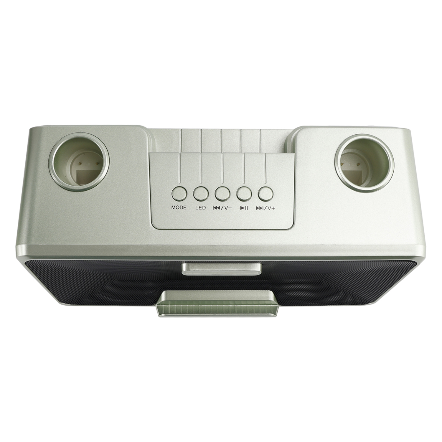 Wireless Bluetooth Speaker Dual Microphone Karaoke All-In-One Outdoor Portable