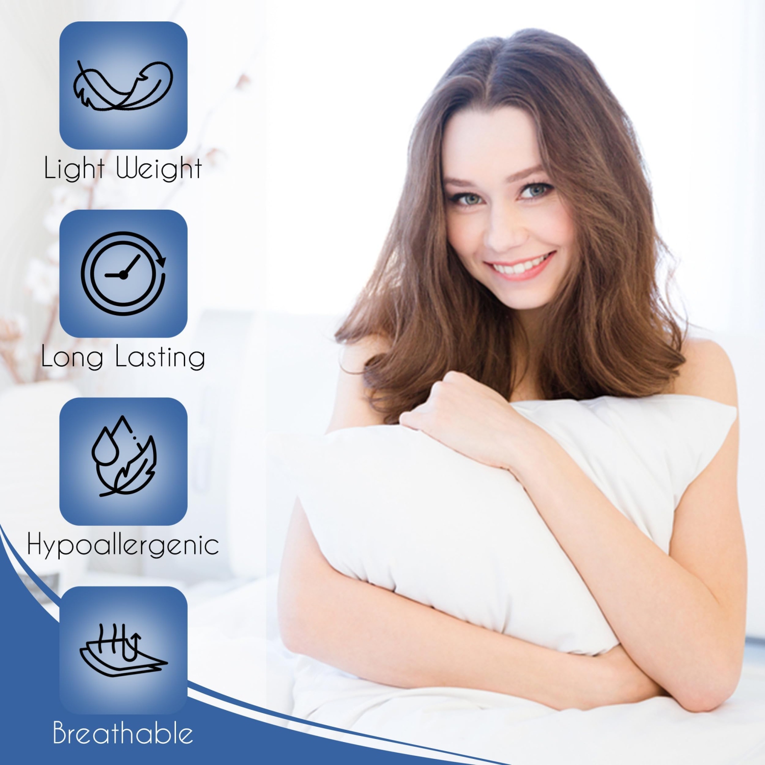 Canadian Linen Cotton Pillow Protector Full Zipper Encasement 20"x26" Standard 2 pack Soft Breathable Natural Cooling Fabric Bed Bug Proof Pillow