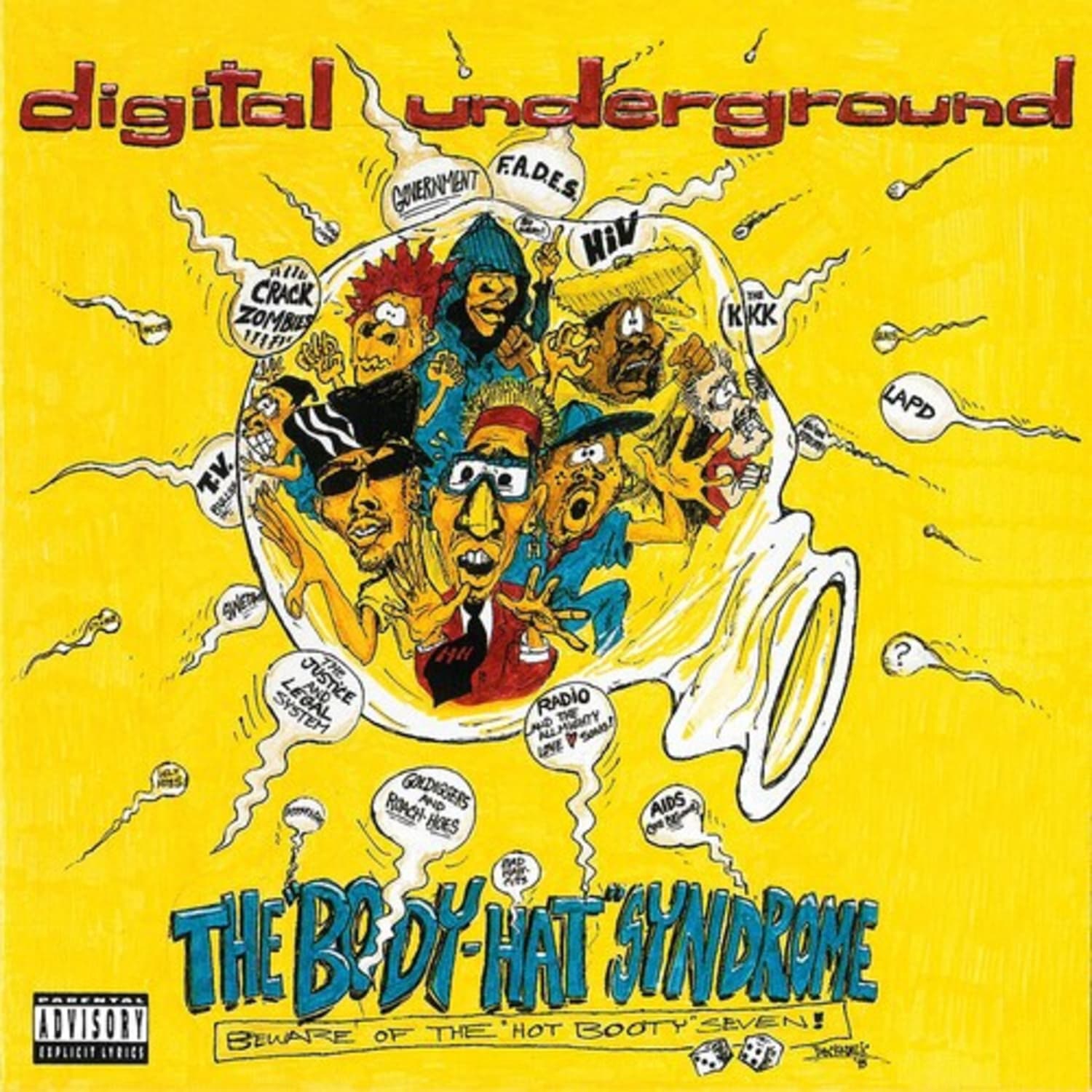 Digital Underground - The "Body-Hat" Syndrome - (Colored Vinyl, Yellow) - [Vinyl]