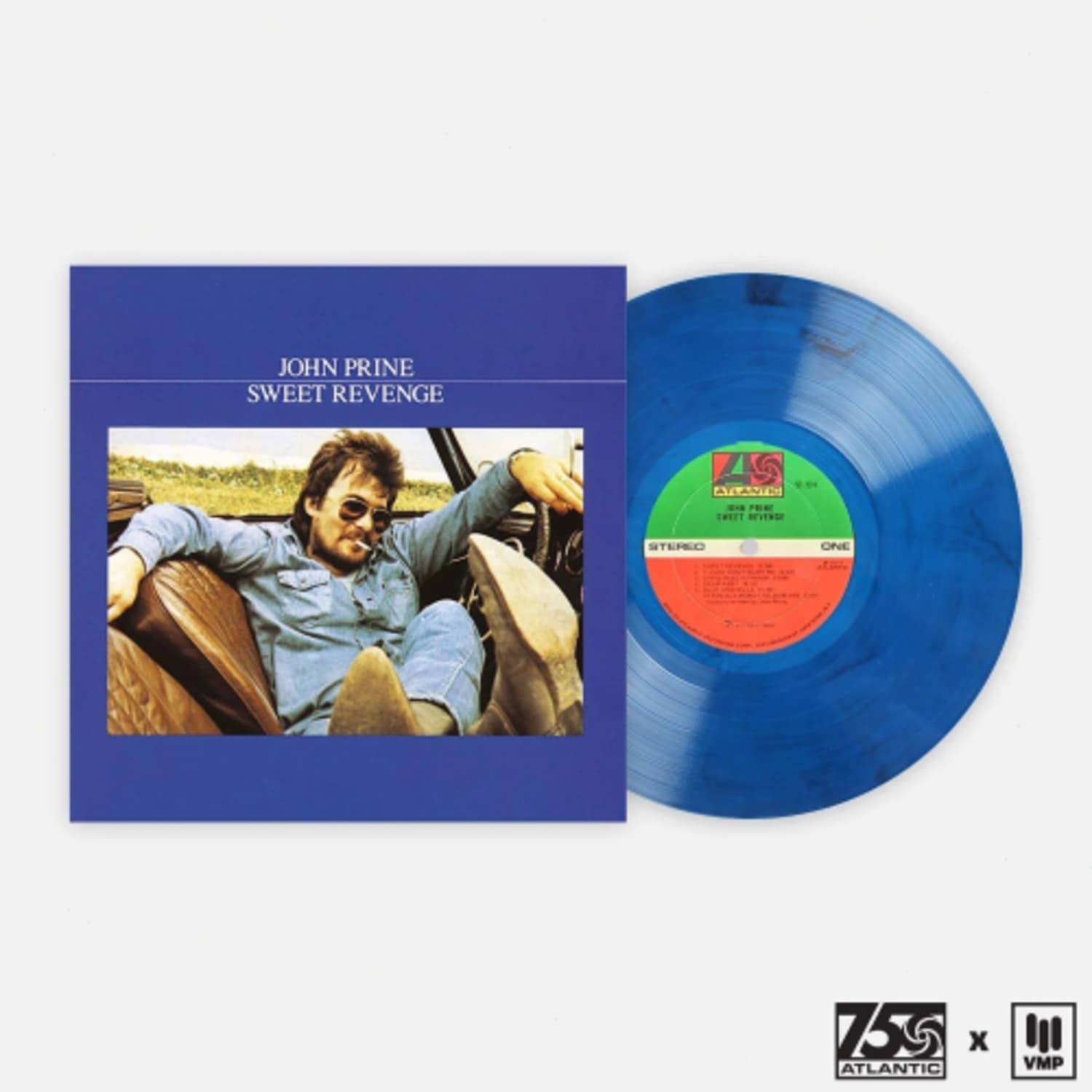 John Prine - Sweet Revenge - 180-Gram Black & Blue Colored Vinyl [Import] - - [Vinyl]