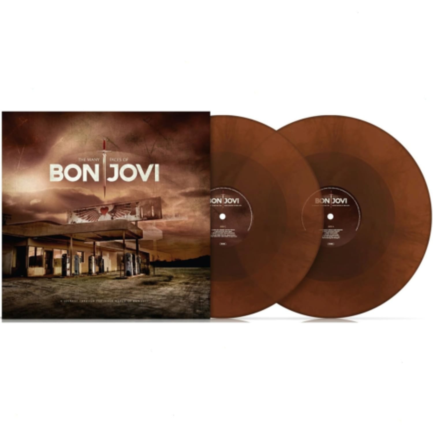 Various Artists - The Many Faces Of Bon Jovi / Various - Transparent Marbled Vinyl [Import] - - [Vinyl]
