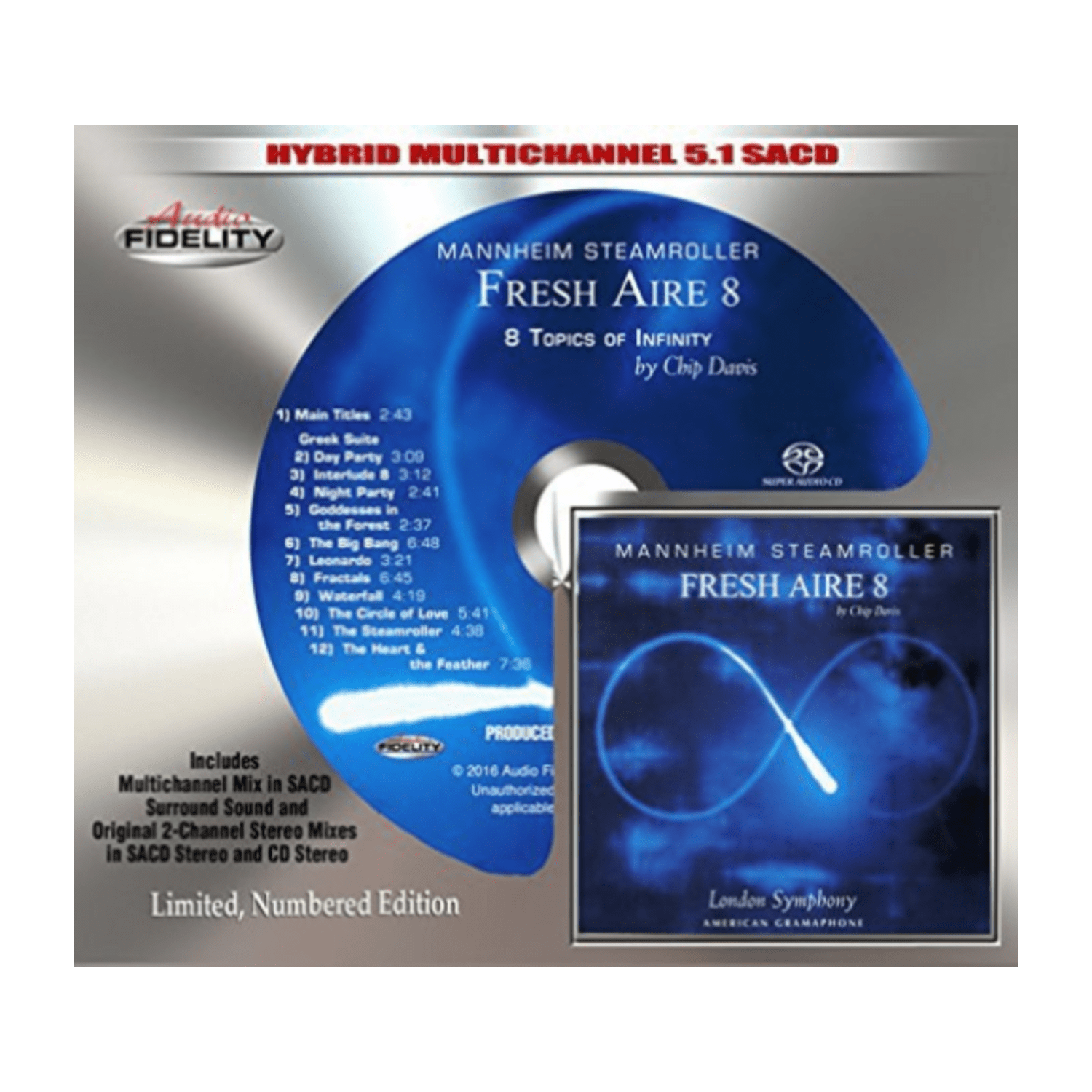 MANNHEIM STEAMROLLER / CHIP DAVIS / LONDON SYM - Fresh Aire 8 - [SACD]