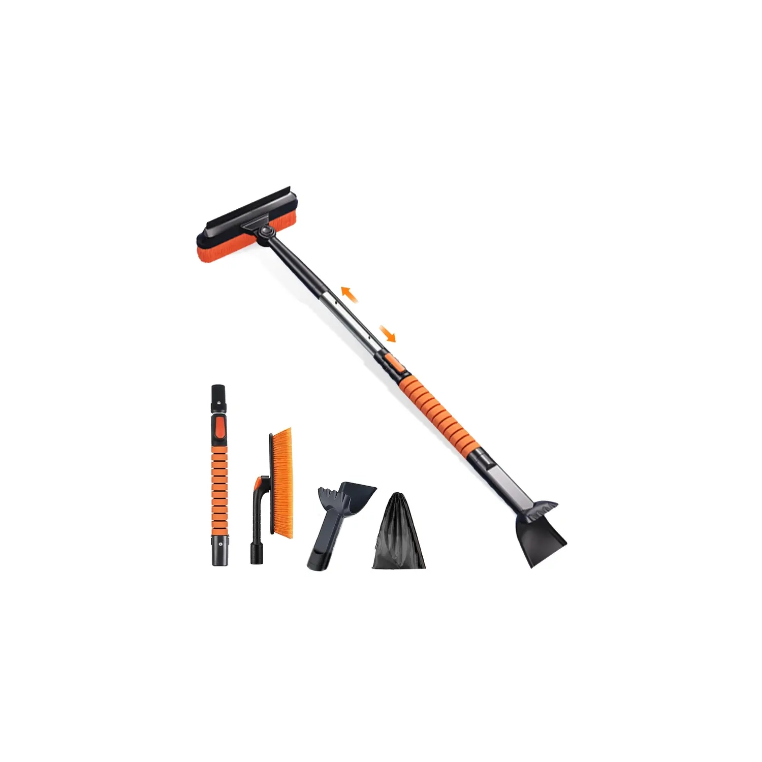 Portable Wireless Vacuum Cleaner, 42" Ice Scraper & Snow Brush, 7pcs Polishing Buffing Pads Kit