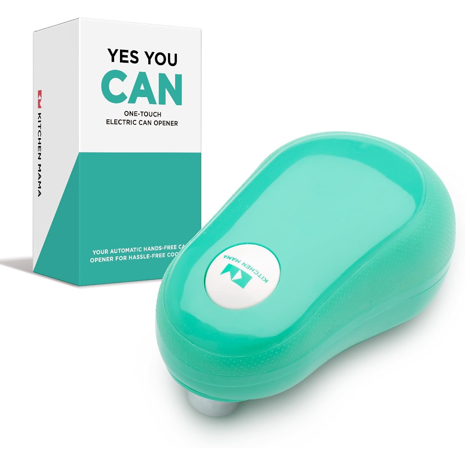 One Touch Electric Can Opener with Auto Shut-Off: Open Cans with Only One Push of A Button - Ergonomic, Smooth Edge, Food-Safe, Prime for Seniors