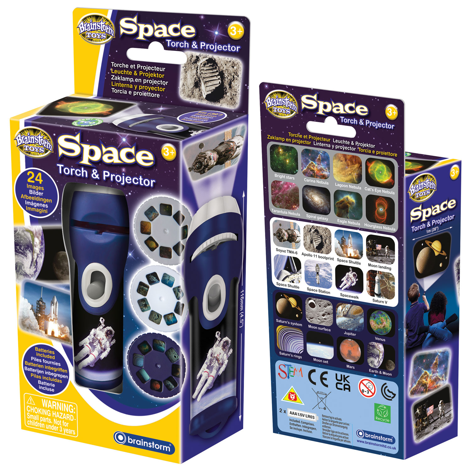 Lampe de poche et projecteur Espace de Brainstorm