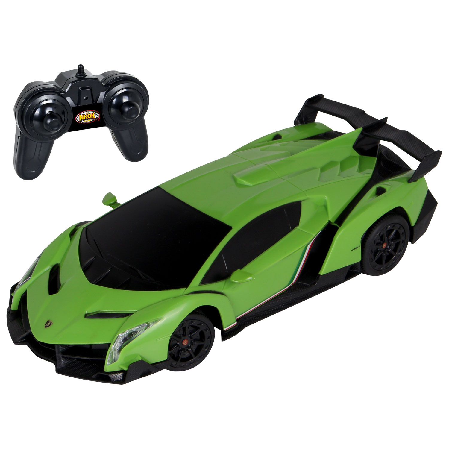 Voiture téléguidée Lamborghini Veneno à échelle 1/24 de Nkok - Couleurs variées