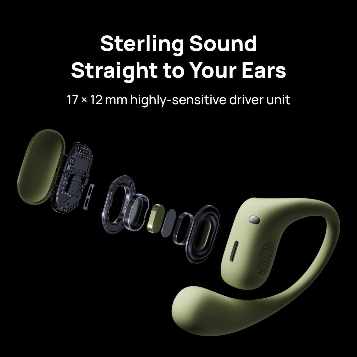 HUAWEI FreeArc Open-Ear Earbuds, Bluetooth Earphones with Sterling Sound, IP57 Water Resistance, 28 Hours Playtime, Sports Earphones, iOS & Android &