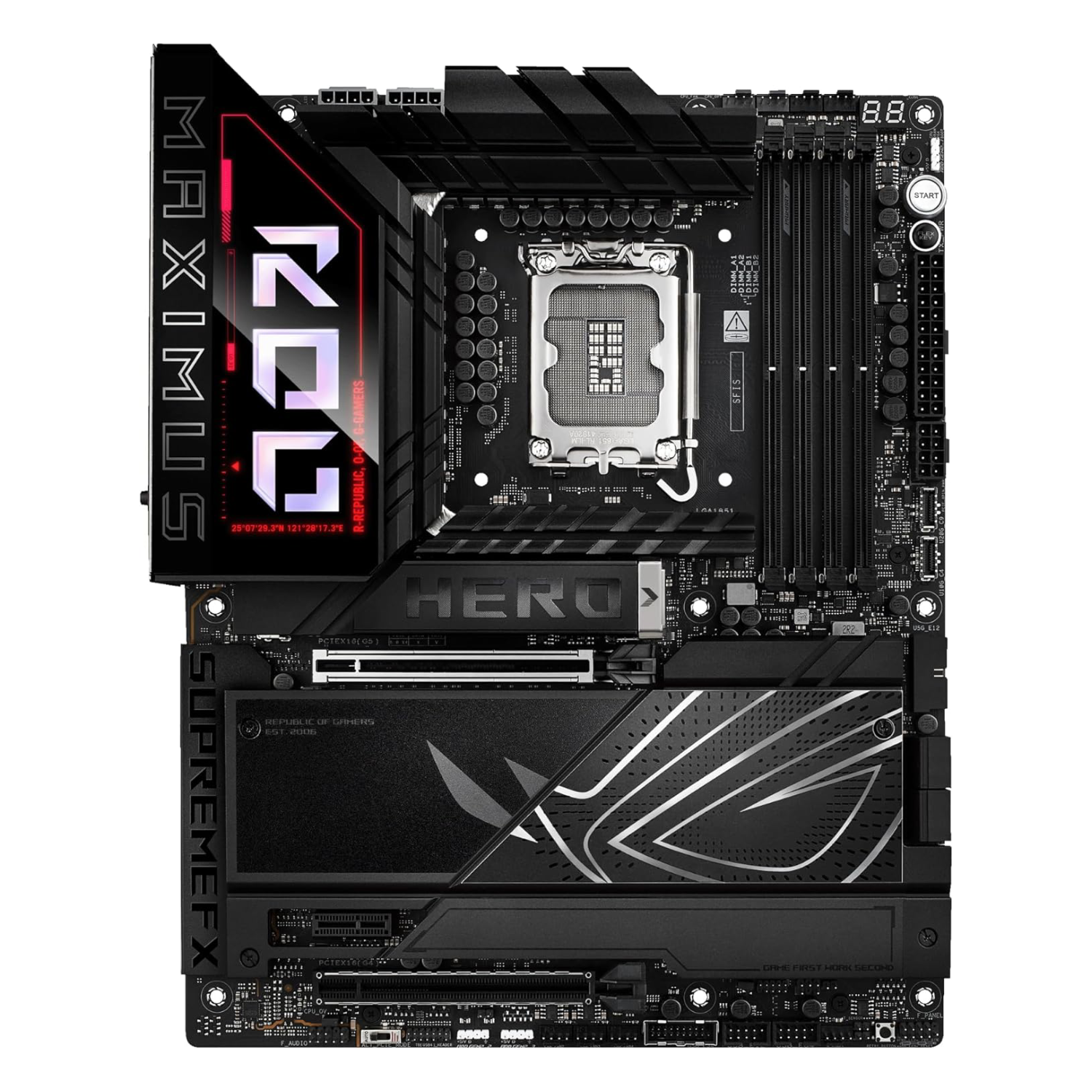Carte mère ROG Maximus Z890 Hero d'Intel MD Z890 LGA 1851 ATX d'ASUS - Remis à neuf
