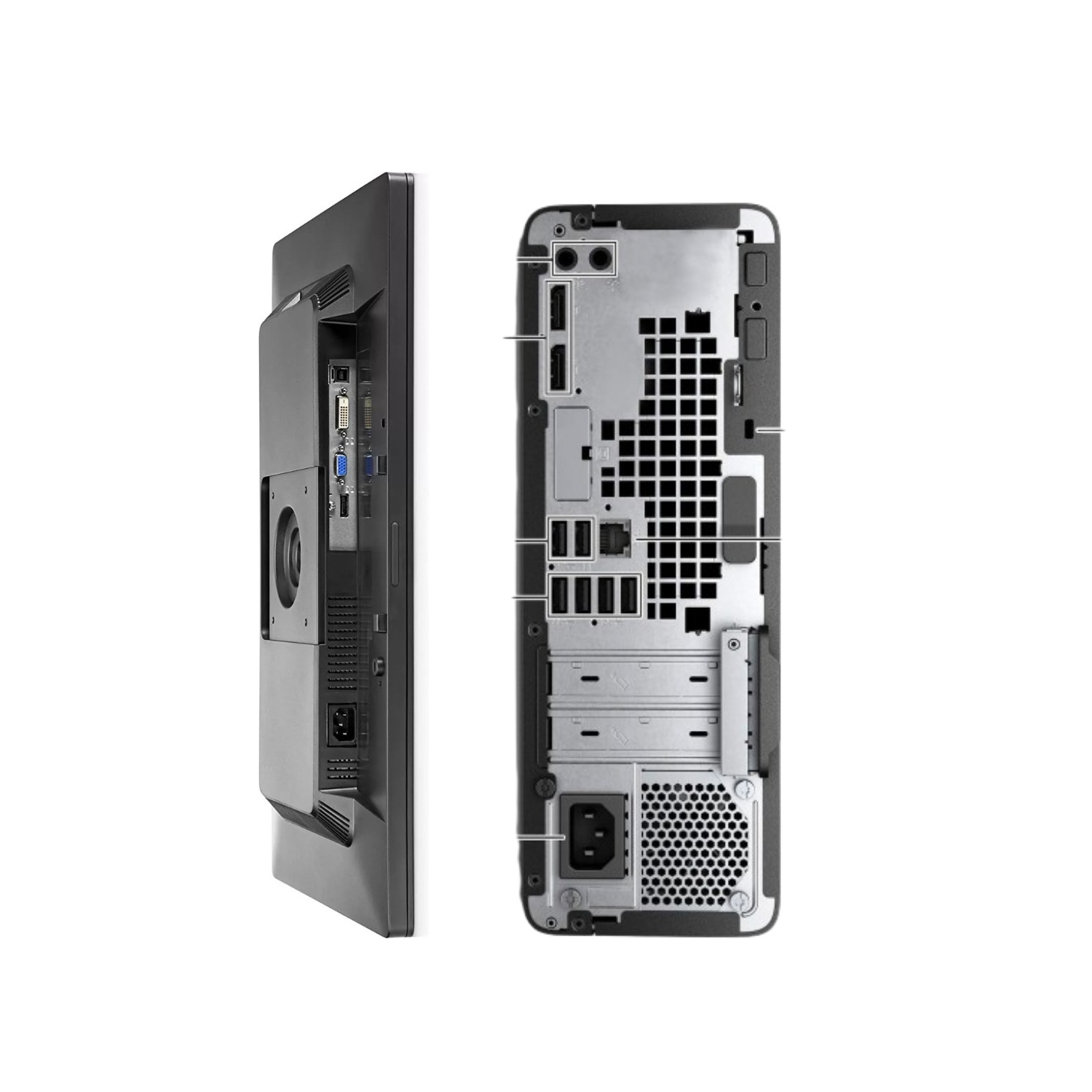 HP ProDesk 600 G4 + HP EliteDisplay 23” LED Monitor Business Desktop PC – Intel Core i5 8th Gen, Up to 4.10GHz, 16GB RAM, 1TB SSD, WiFi, Windows 11