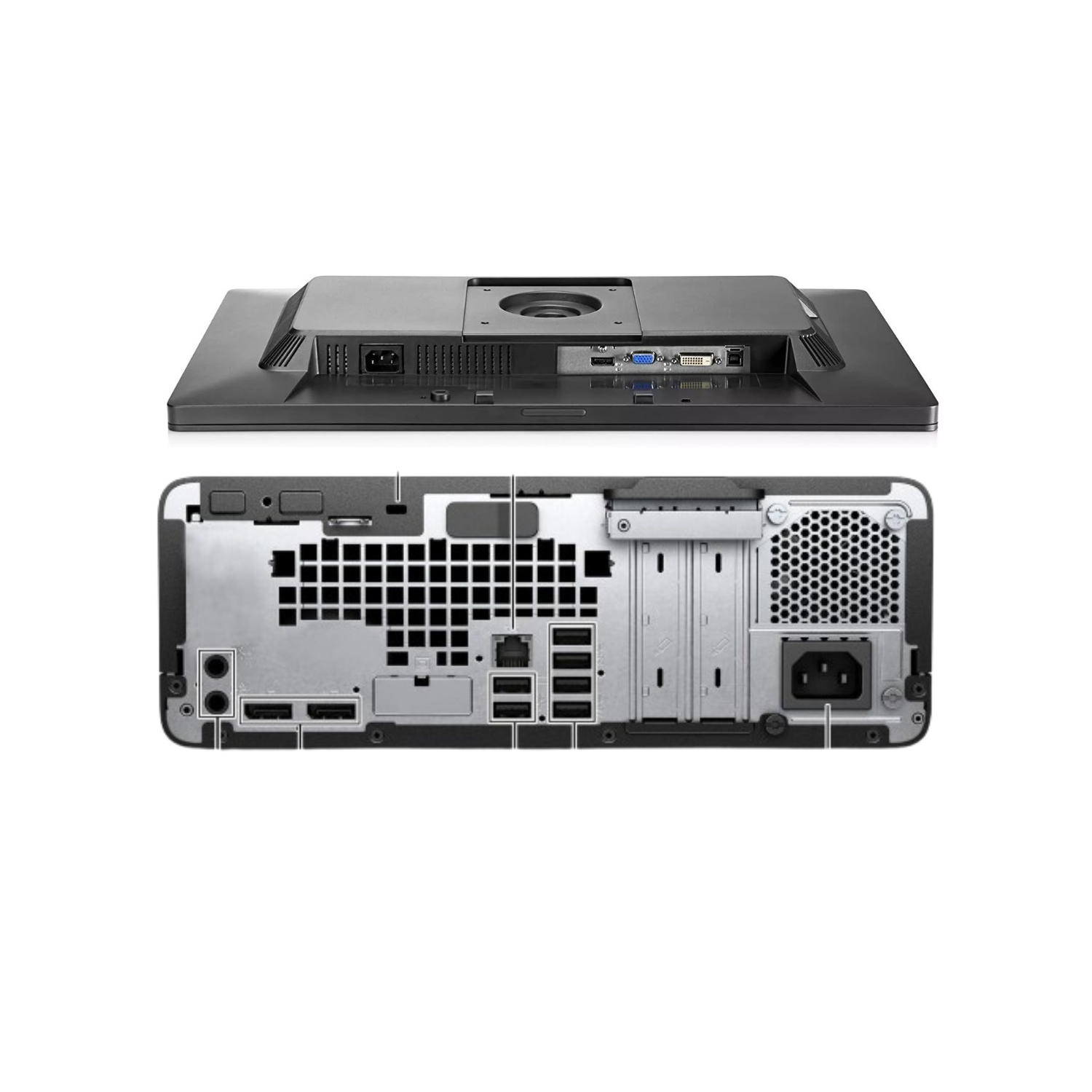 HP ProDesk 600 G4 + HP EliteDisplay 23” LED Monitor Business Desktop PC – Intel Core i5 8th Gen, Up to 4.10GHz, 16GB RAM, 2TB SSD, WiFi, Windows 11