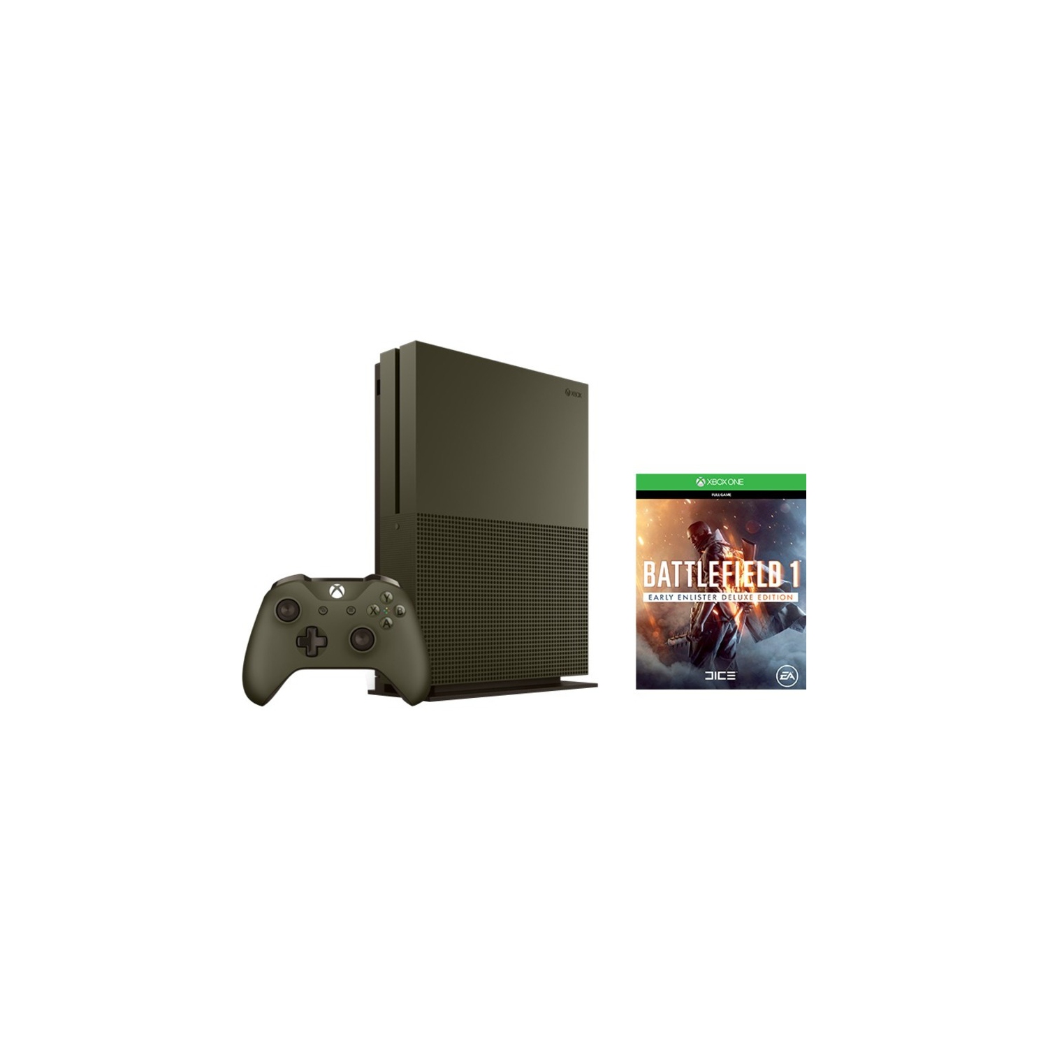 Open Box - Microsoft Xbox One S Battlefield 1 Special Edition Bundle (1TB)