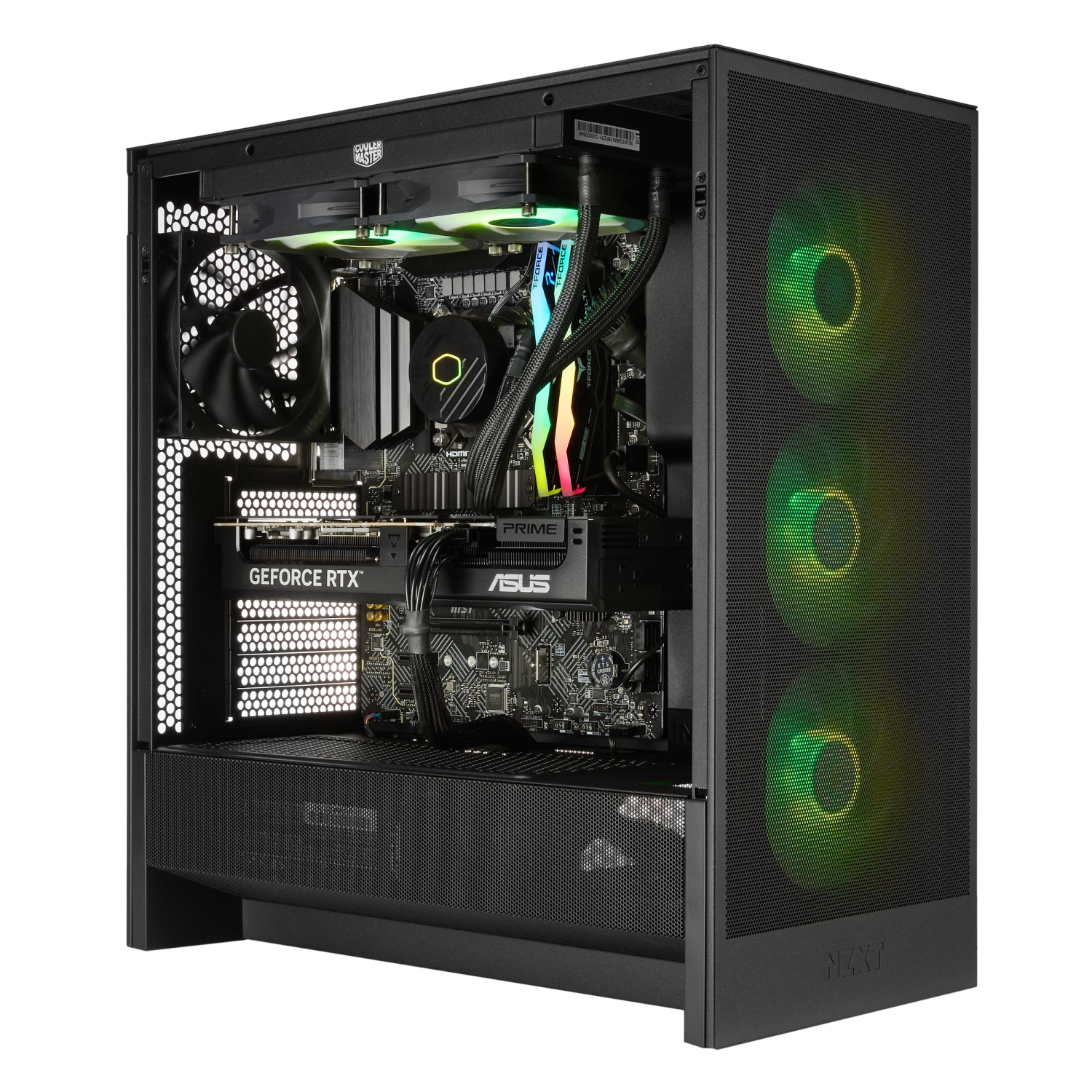 【y347003cPC】Ryzen7 9700x RTX5070 ABS Cyclone Ruby Gaming PC - Windows 11 - AMD Ryzen 7 9700X