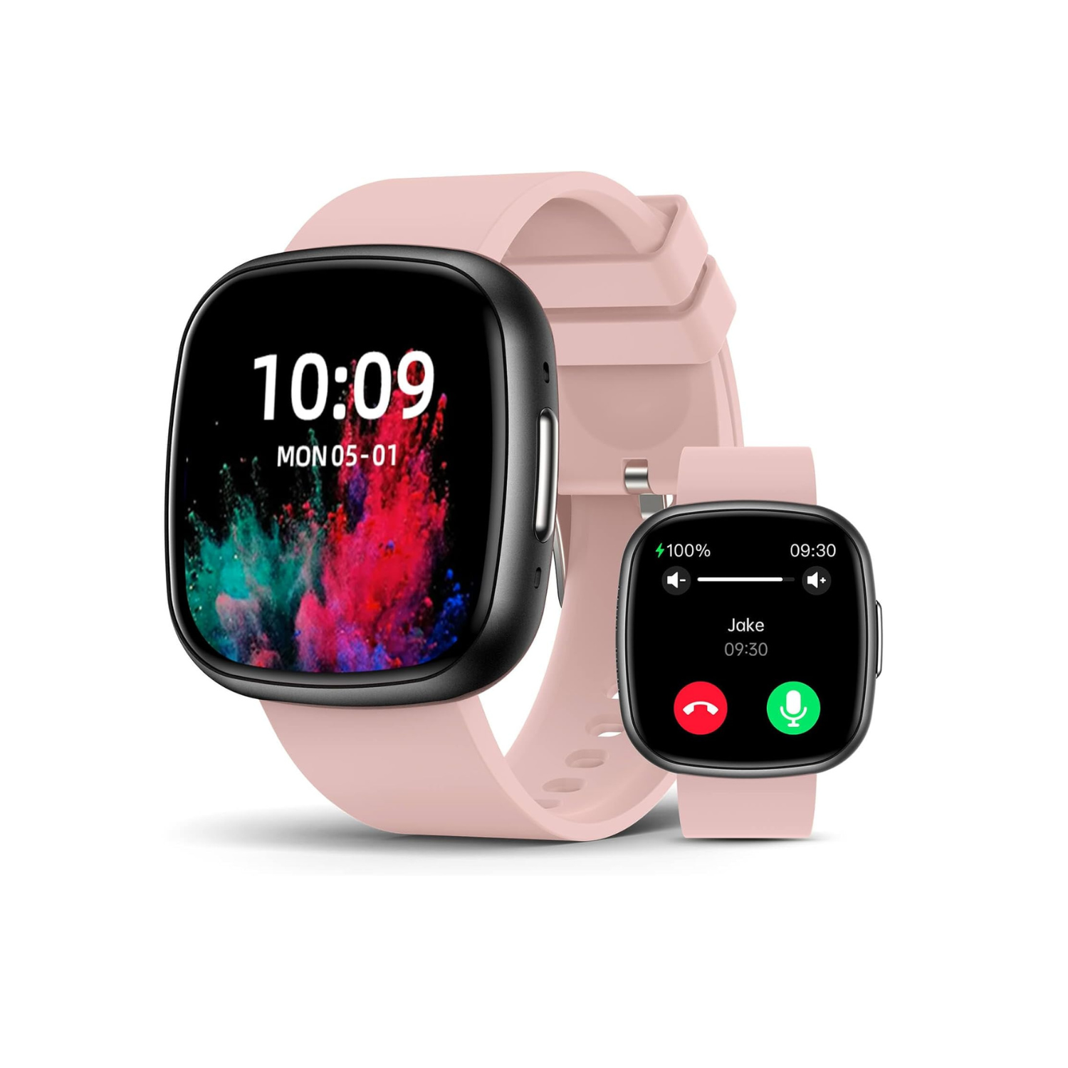 Smart Watch, 1.72" Smart Watch for Men Women, Fitness Tracker with 100+ Sport Modes, IP68 Waterproof, Heart Rate/Sleep/Spo2 Monitor, Activity Tracker