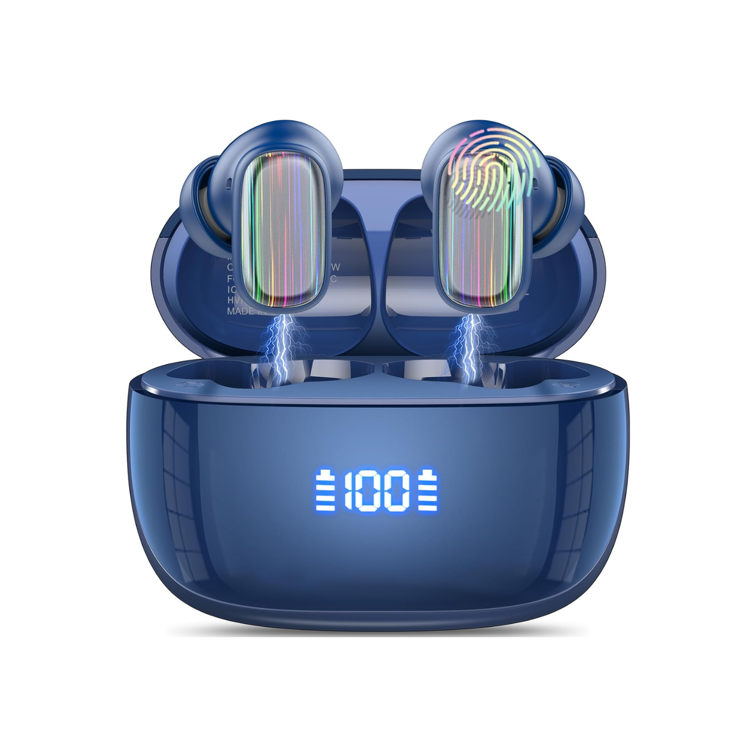 Wireless Earbuds, Bluetooth 5.4 Earbuds Stereo Bass, 40Hrs Playtime Bluetooth Earbuds Built in Noise Cancellation Mic, Bluetooth Headphones in-Ear