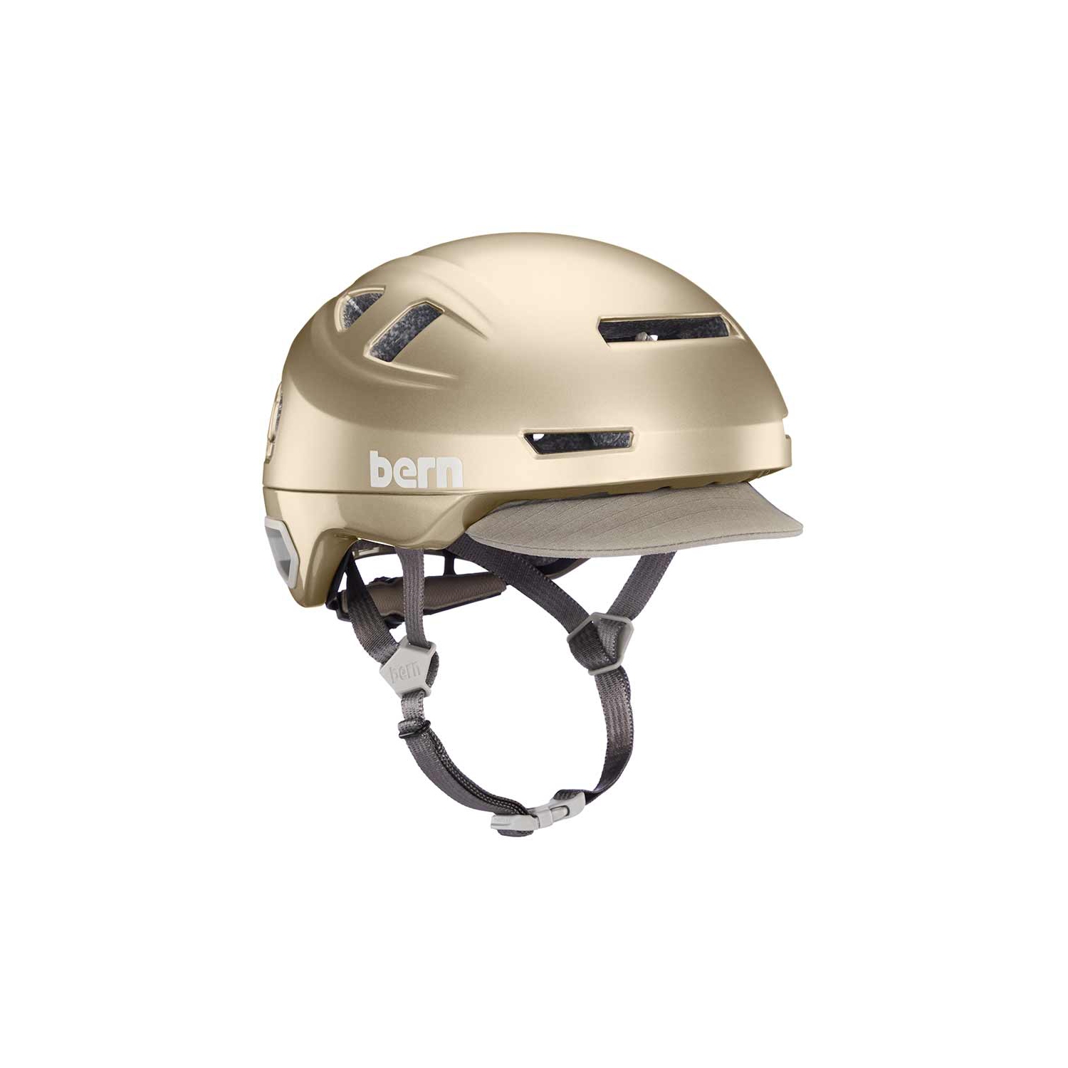 Bern, Hudson MIPS, casque, champagne satiné/métallique, petit, 52 - 55,5&nbsp;cm