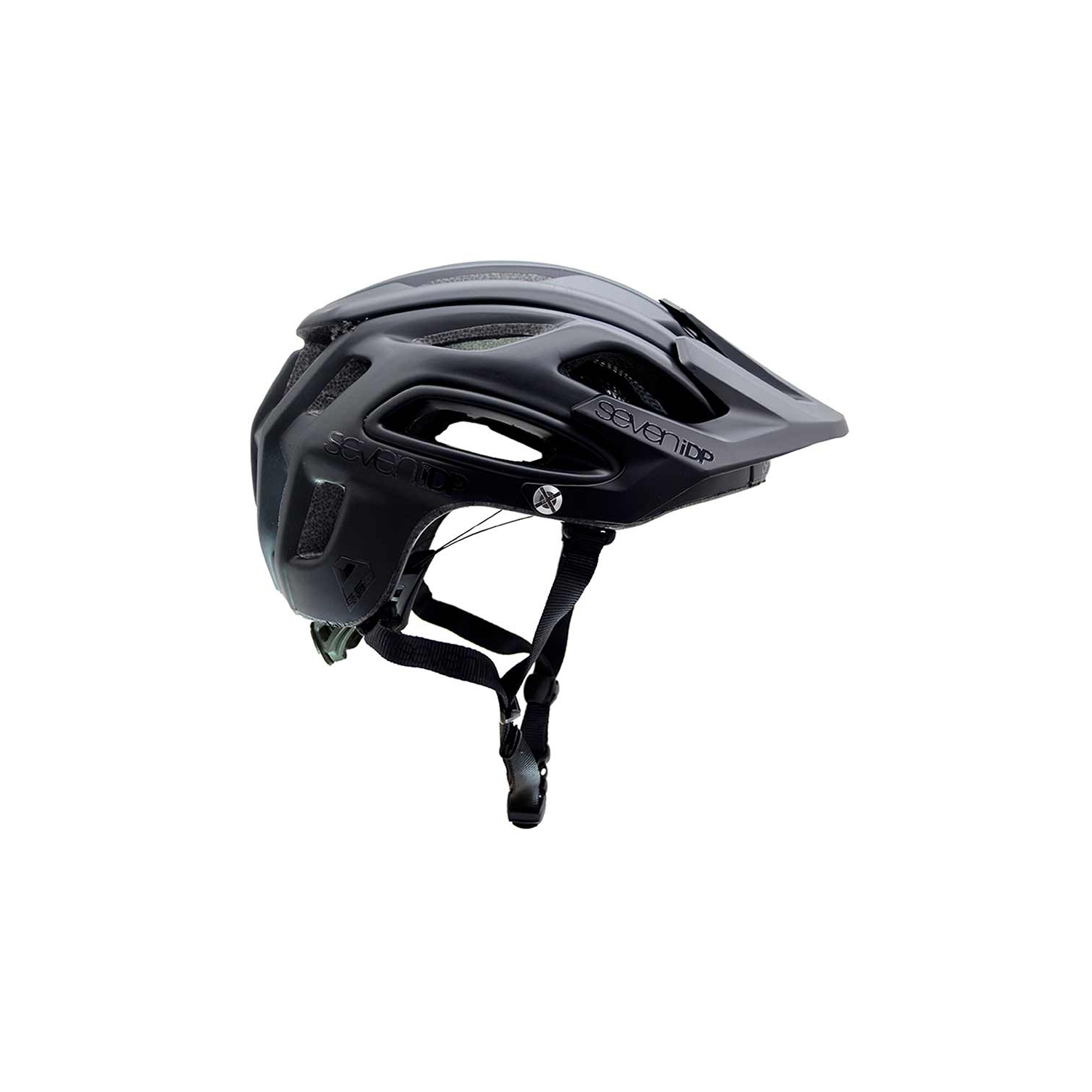 7iDP, M2, Helmet, Matt Black/Gloss Black, XL, 60 - 63cm