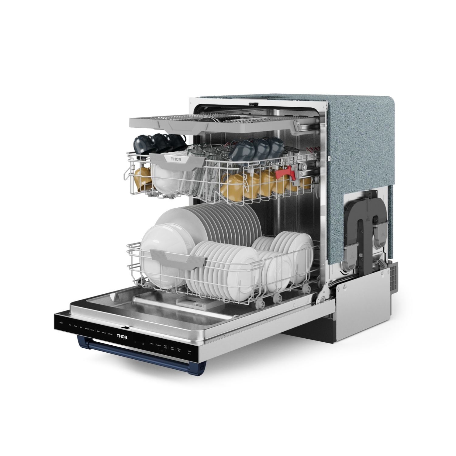 Gordon Ramsay by THOR Kitchen 24 Inch Dishwasher Stainless Steel/Navy Blue