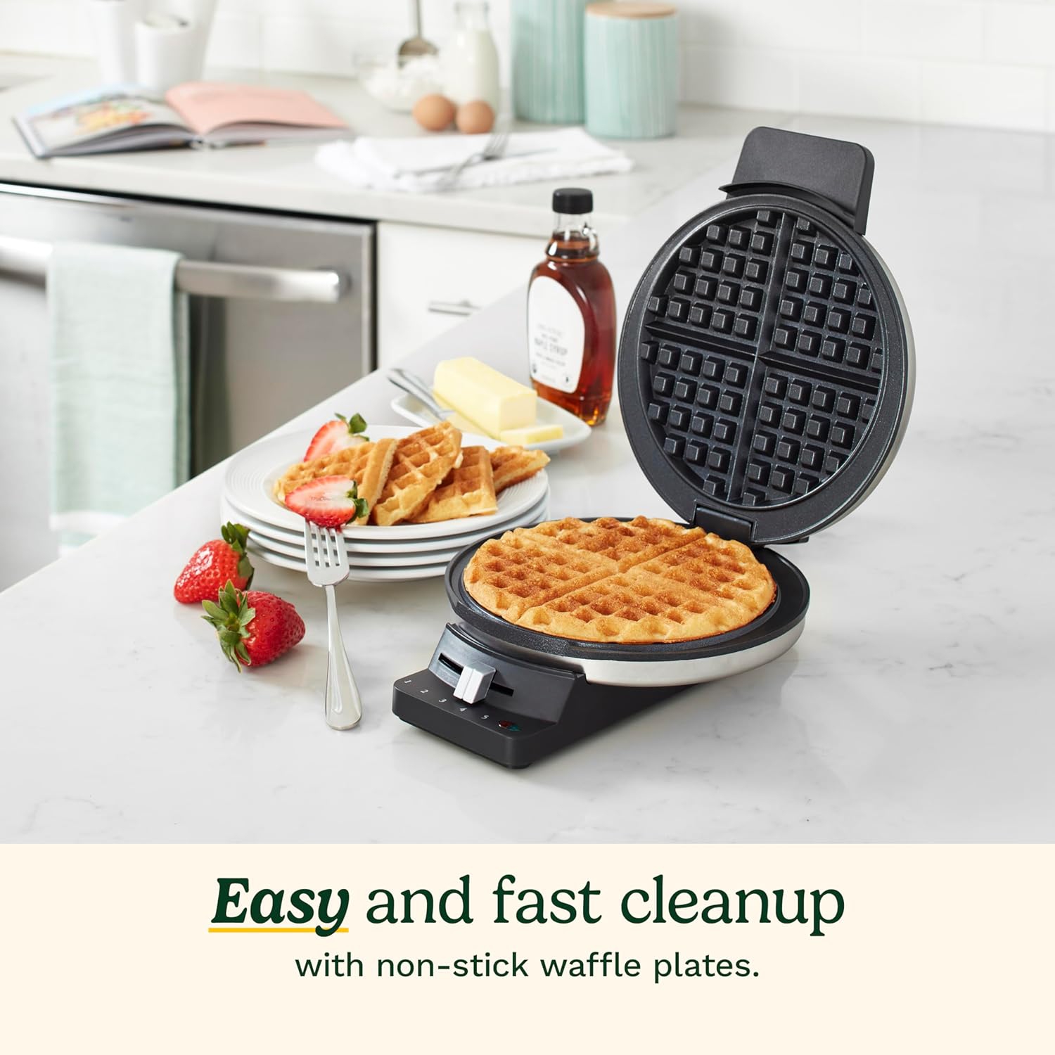 Cuisinart WMR-CA Round Classic Waffle Maker, Silver