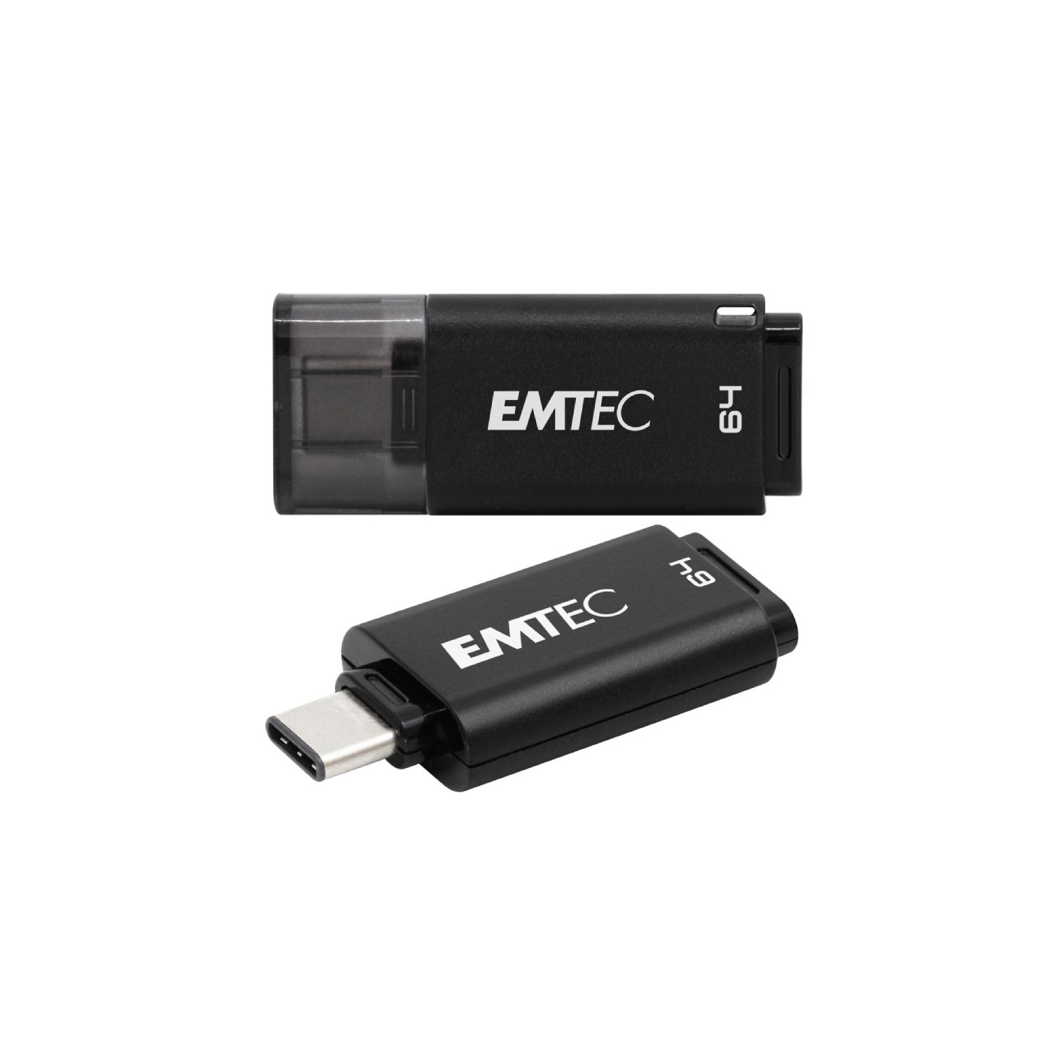 Clé USB 3,2 de type C D400 64&nbsp;Go d'Emtec, remis à neuf
