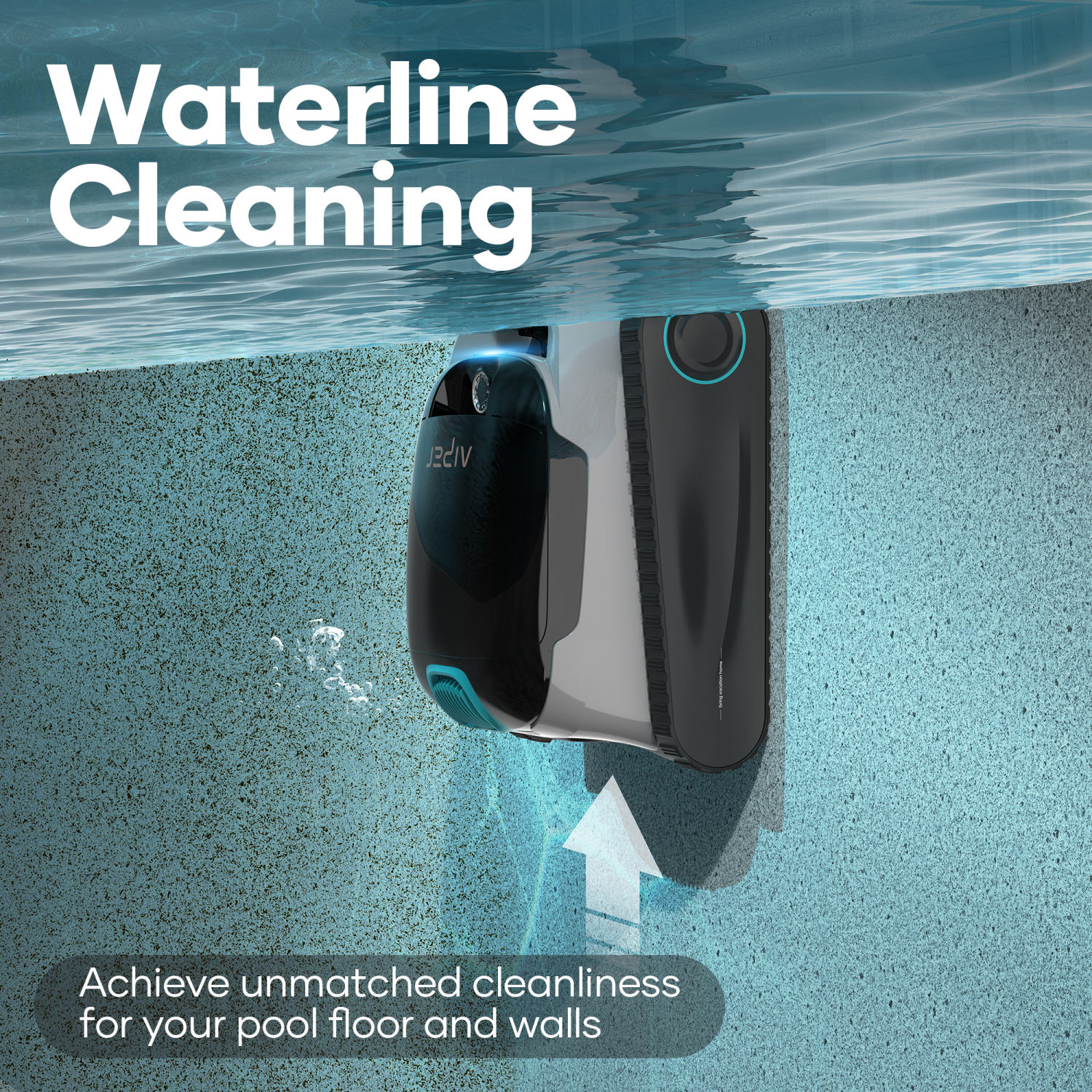 Aiper Scuba N1 Plus - Nettoyant robotique pour piscine avec filtration MicroMesh™ pour piscines creusées, chenilles Caterpillar et application mobile