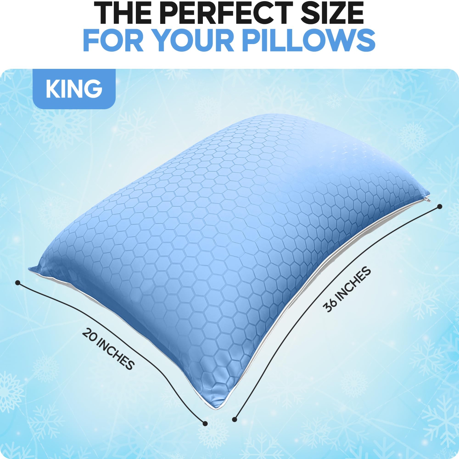 Canadian Linen Cooling Waterproof Pillow Protector Zipper Encasement 20"x36" King 2 pack Soft Absorbent Breathable Bed Bug Proof Pillow Bedcover Hotel