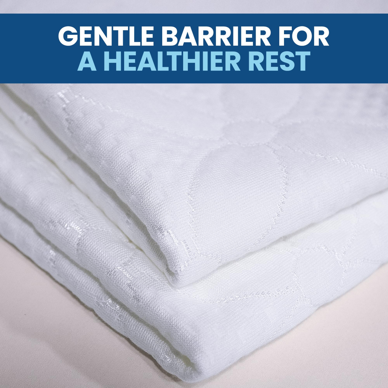 Canadian Linen Bamboo Viscose Waterproof Pillow Protector Zipper Closure Flower Design 20"x30" Queen, 2 pack Soft Absorbent Breathable Cooling Fabirc