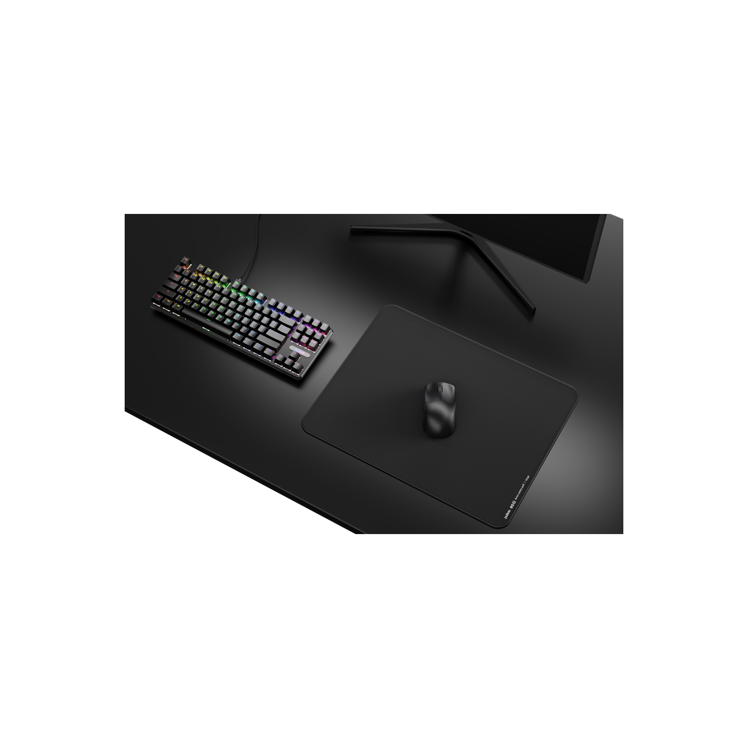 Pulsar Gaming Gears ES2 L Mouse Pad Designed for eSPORTS 16.5in W x 12.9in L, Non-slip, Black
