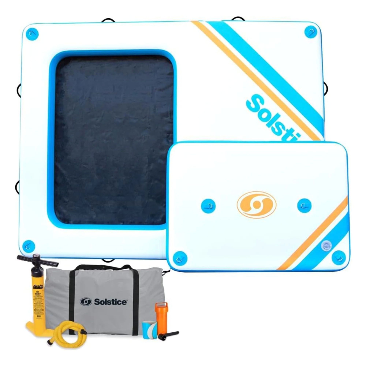 Station d'accueil gonflable en filet avec encart amovible - 10 x 8 pi