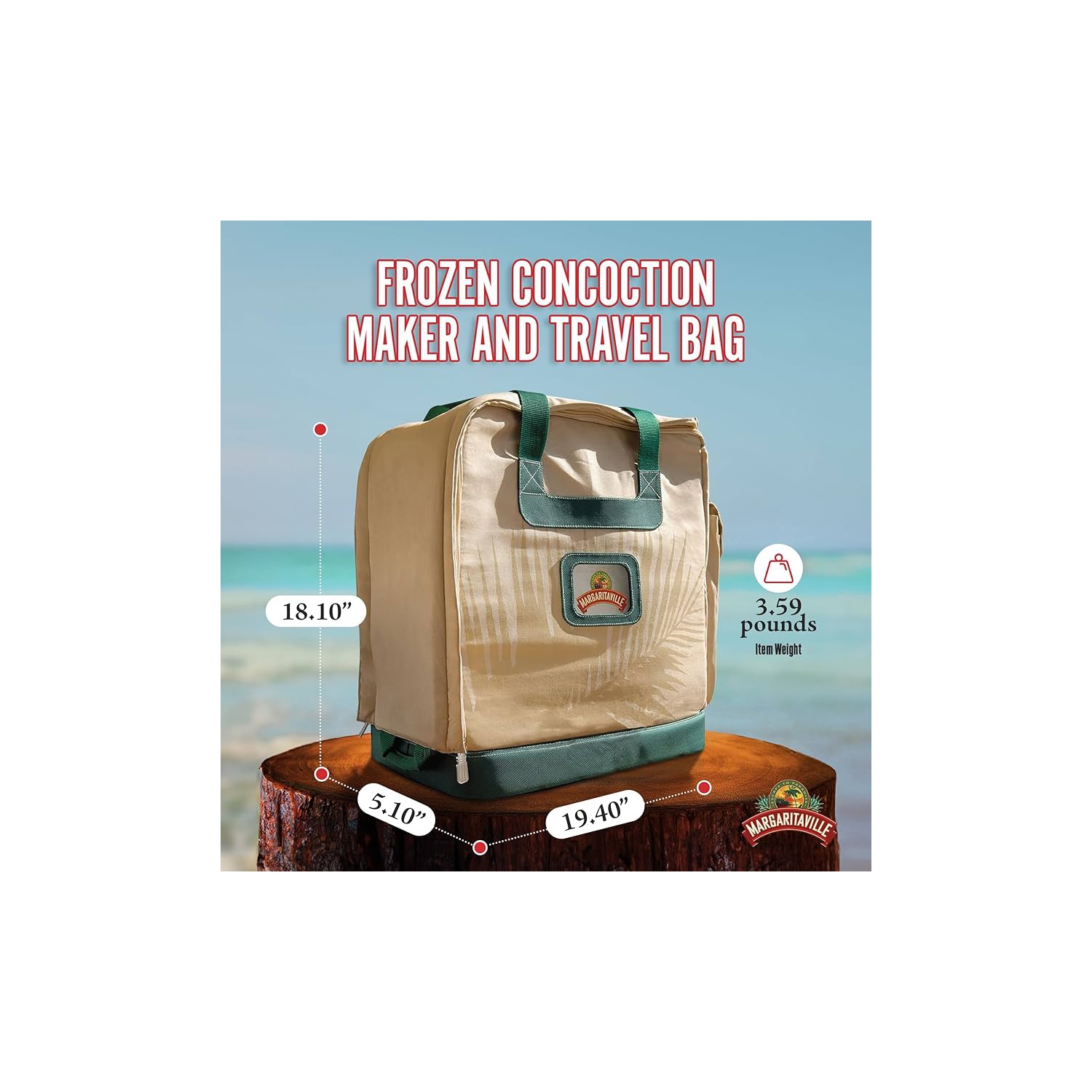 Margaritaville Bahamas Frozen Concoction Maker with Bonus Travel Bag
