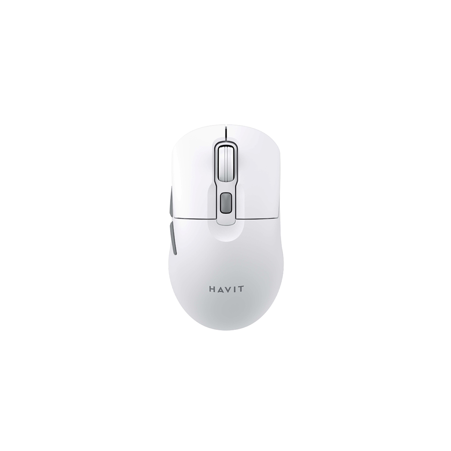 HAVIT MS59WB Wireless Dual-Mode 2.4GHz + Bluetooth 5.1, 2400DPI, 7 keys Mouse_White