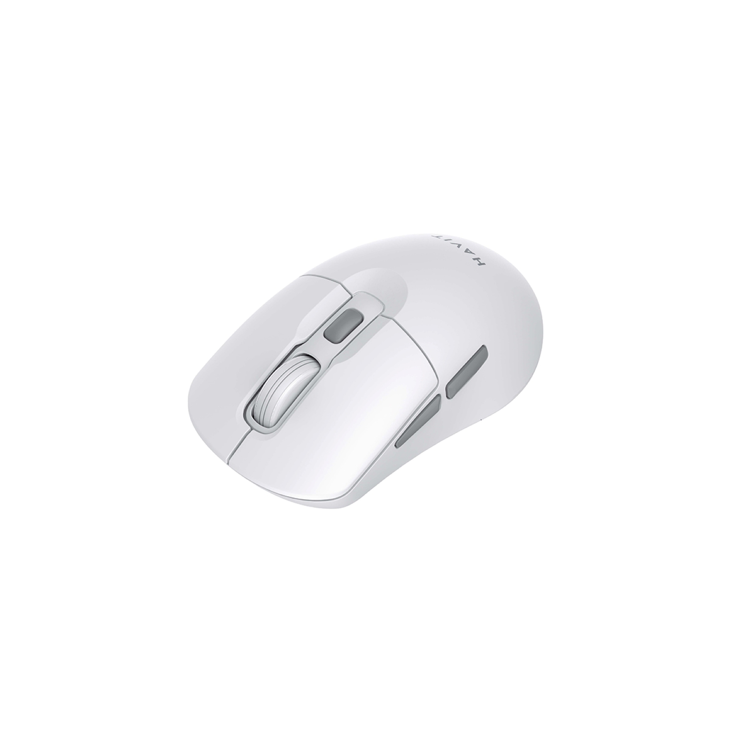 HAVIT MS59WB Wireless Dual-Mode 2.4GHz + Bluetooth 5.1, 2400DPI, 7 keys Mouse_White