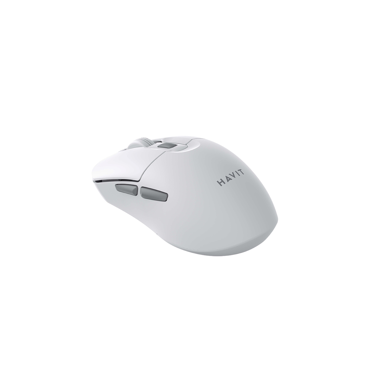 HAVIT MS59WB Wireless Dual-Mode 2.4GHz + Bluetooth 5.1, 2400DPI, 7 keys Mouse_White