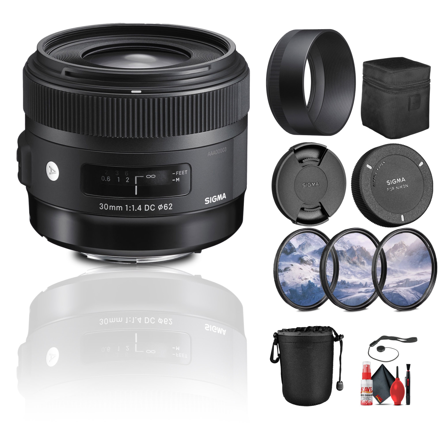 Objectif contemporain f/1,4 DC DN de Sigma 30&nbsp;mm pour ensemble Nikon Z