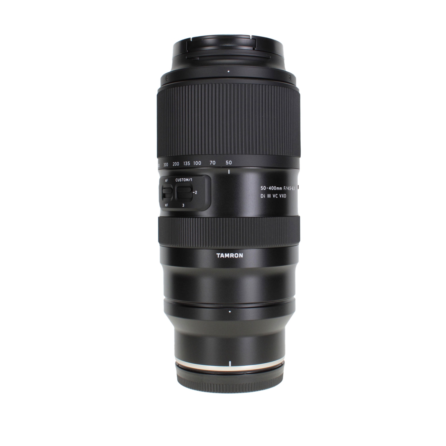 Objectif 50-400&nbsp;mm f/4,5-6,3 Di III VC VXD de Tamron + sac à dos à bandoulière + plus