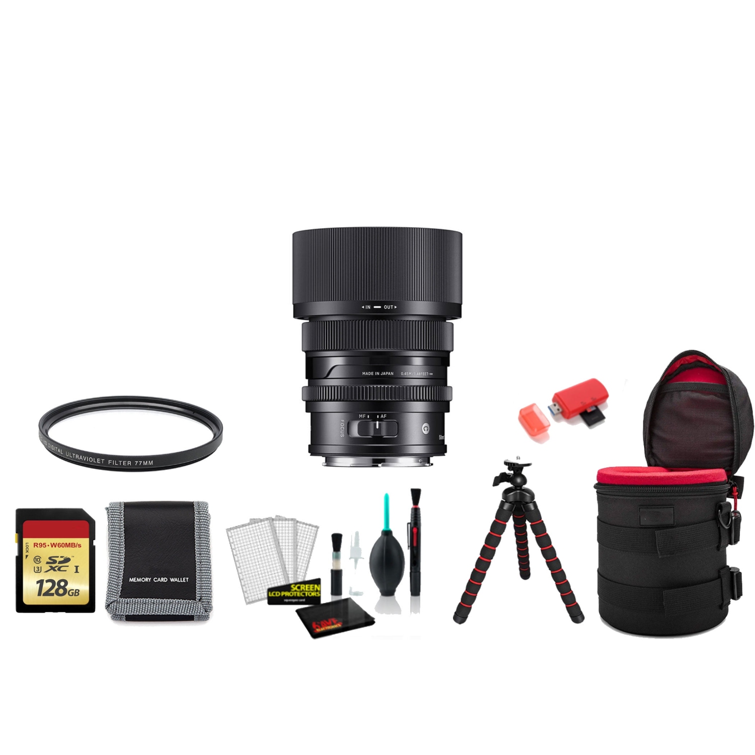 Sigma 50mm f/2 DG DN Contemporary Lens with Memory Card