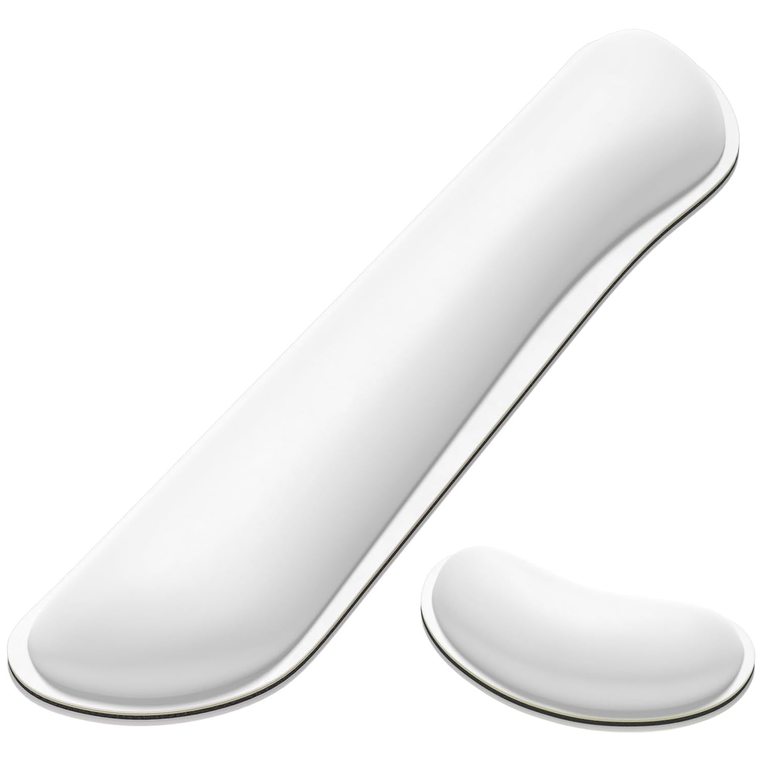 Repose-poignet de souris, repose-poignets ergonomique en mousse à mémoire, coussin de repose-mains en cuir pour le jeu, le bureau, l'ordinateur