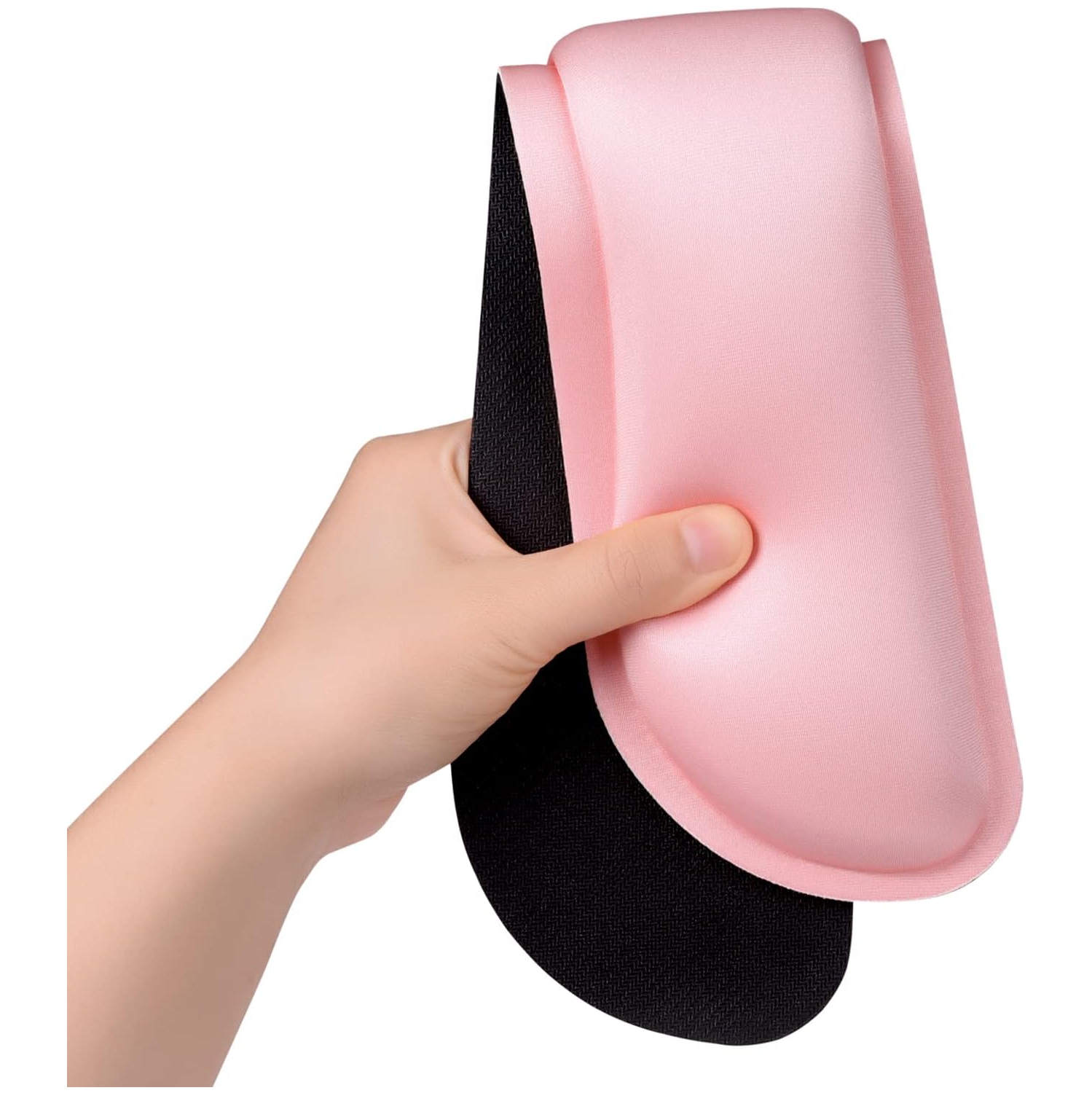 Keyboard Wrist Rest Pad, Memory Foam Set Wrist Cushion Support for Pain Relief, Anti-Slip Wrist Support for Computer, Laptop, Rose Pink