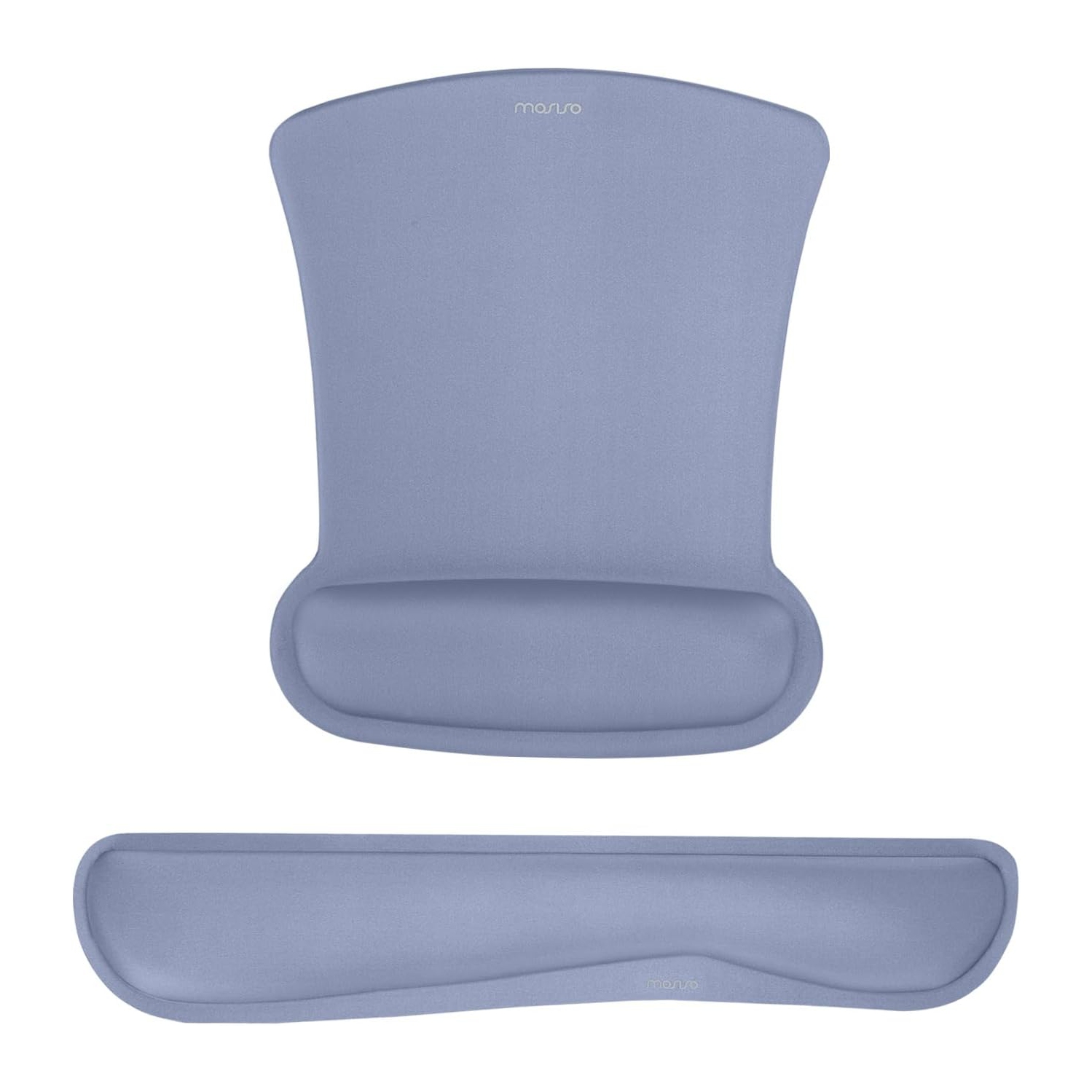 Repose-poignets pour tapis de souris et clavier, base antidérapante ergonomique pour soulager la douleur à la maison/au bureau, gris lavande