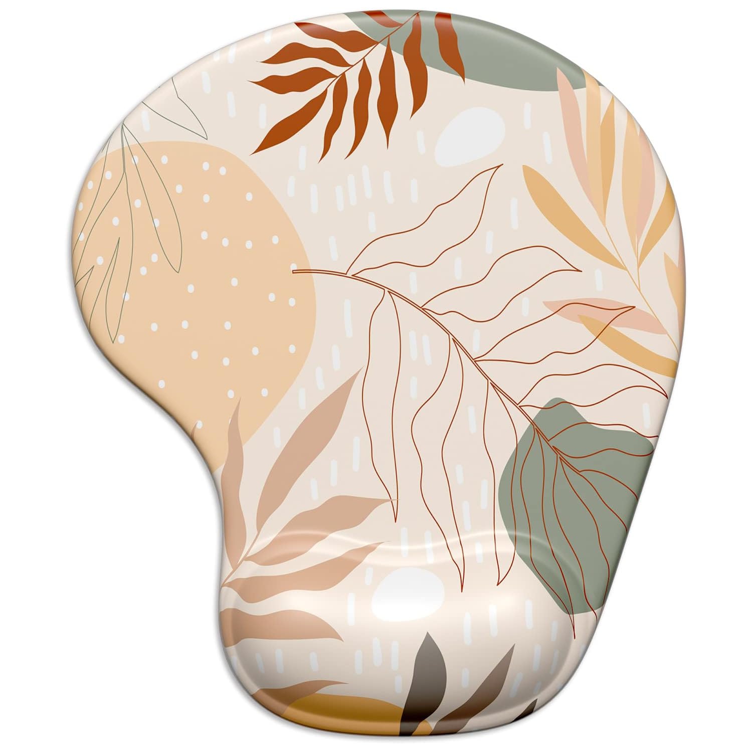 Tapis de souris ergonomique avec repose-poignets en gel, surface lisse, base antidérapante en polyuréthane, fournitures de bureau confortables,