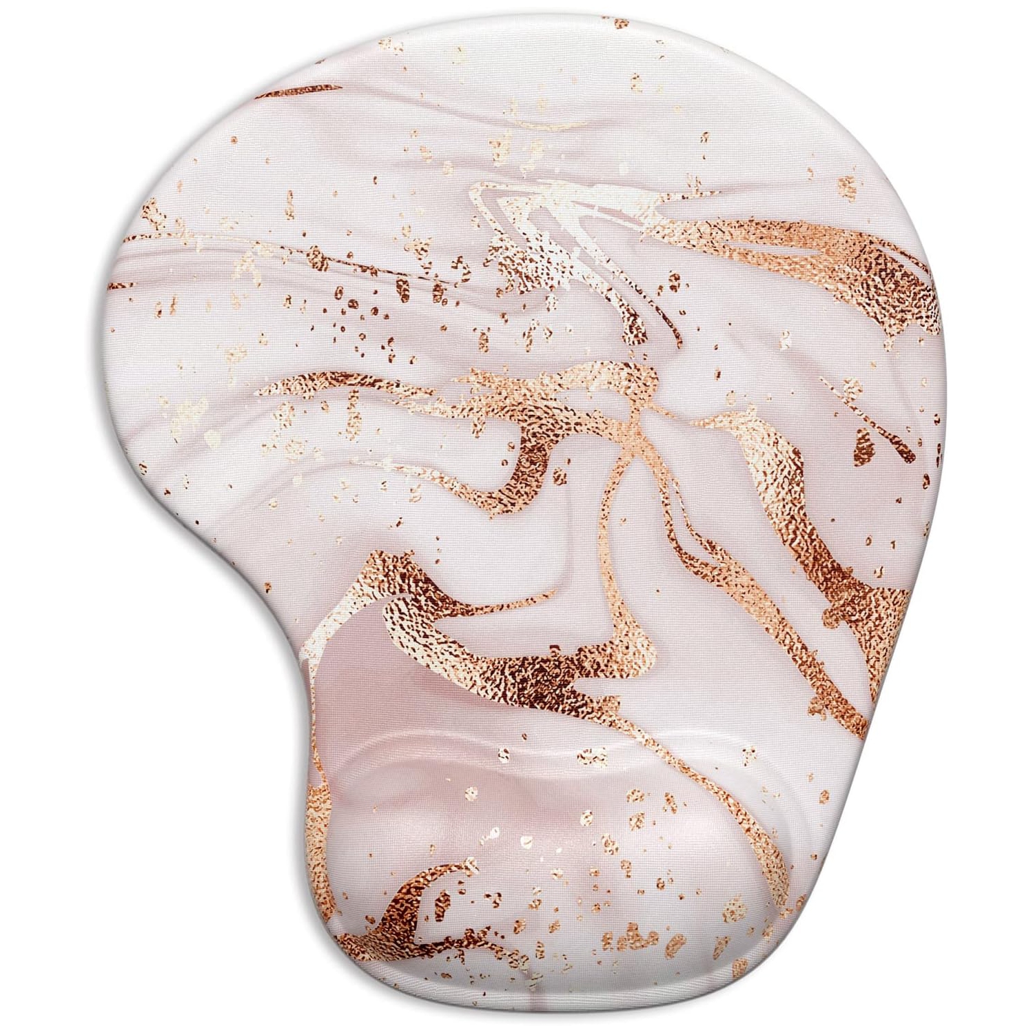 Tapis de souris ergonomique avec repose-poignets en gel, surface lisse, base antidérapante en polyuréthane, fournitures de bureau, soulagement de la