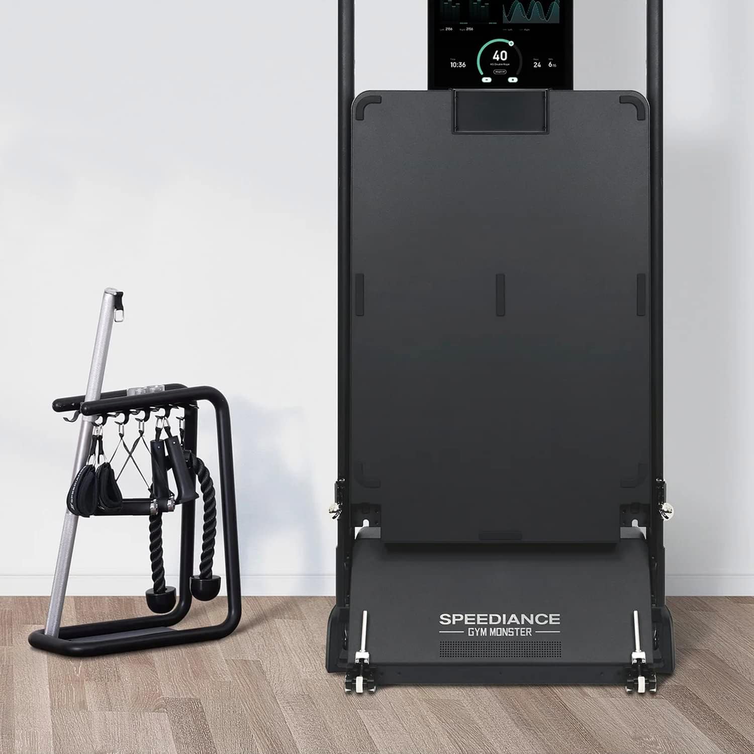 Speediance Gym Accessories Organizer, Home Gym Accessories Hanger, 10 Metal Hooks Heavy-Duty Gym Accessory Storage for Home Exercise and Fitness Gear