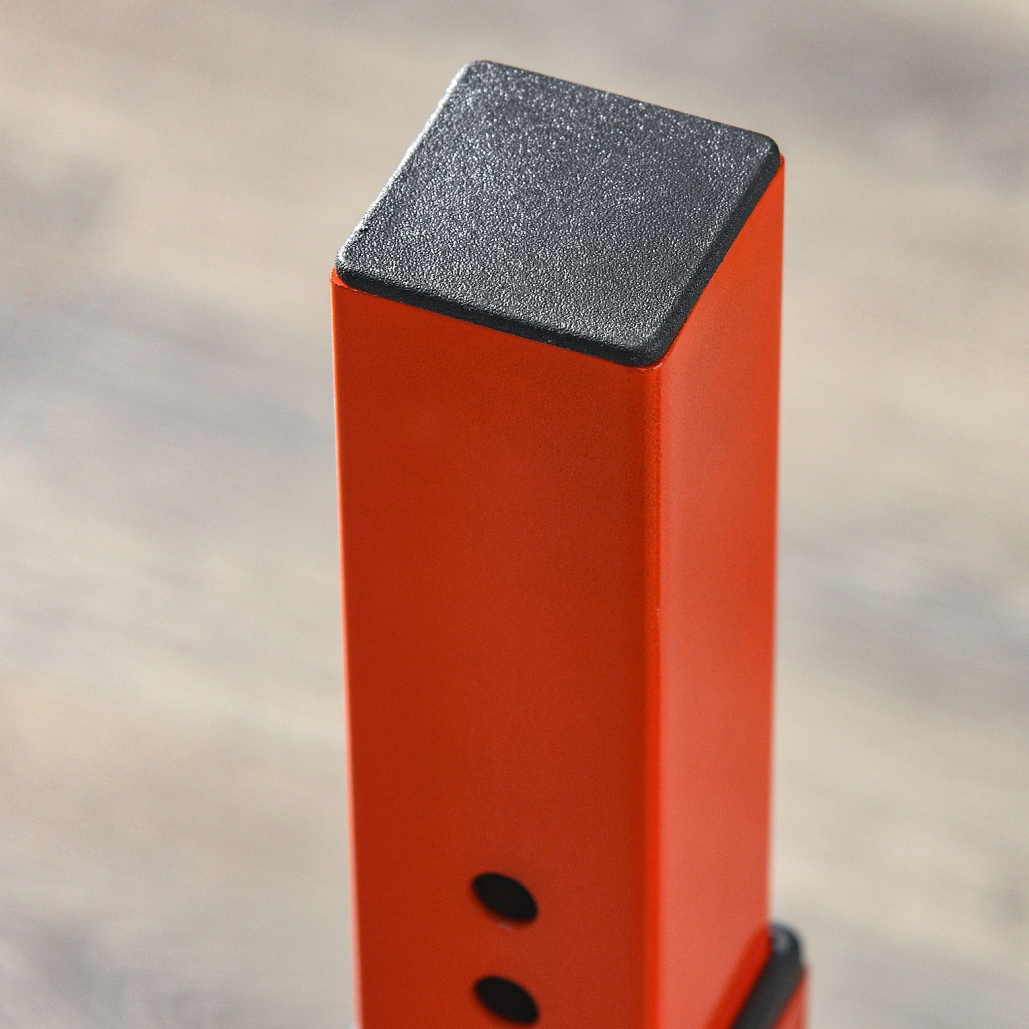 Support bulgare divisé de Soozier, support de flexion des jambes simple réglable à 12 niveaux pour l'entraînement musculaire du bas du corps, rouge